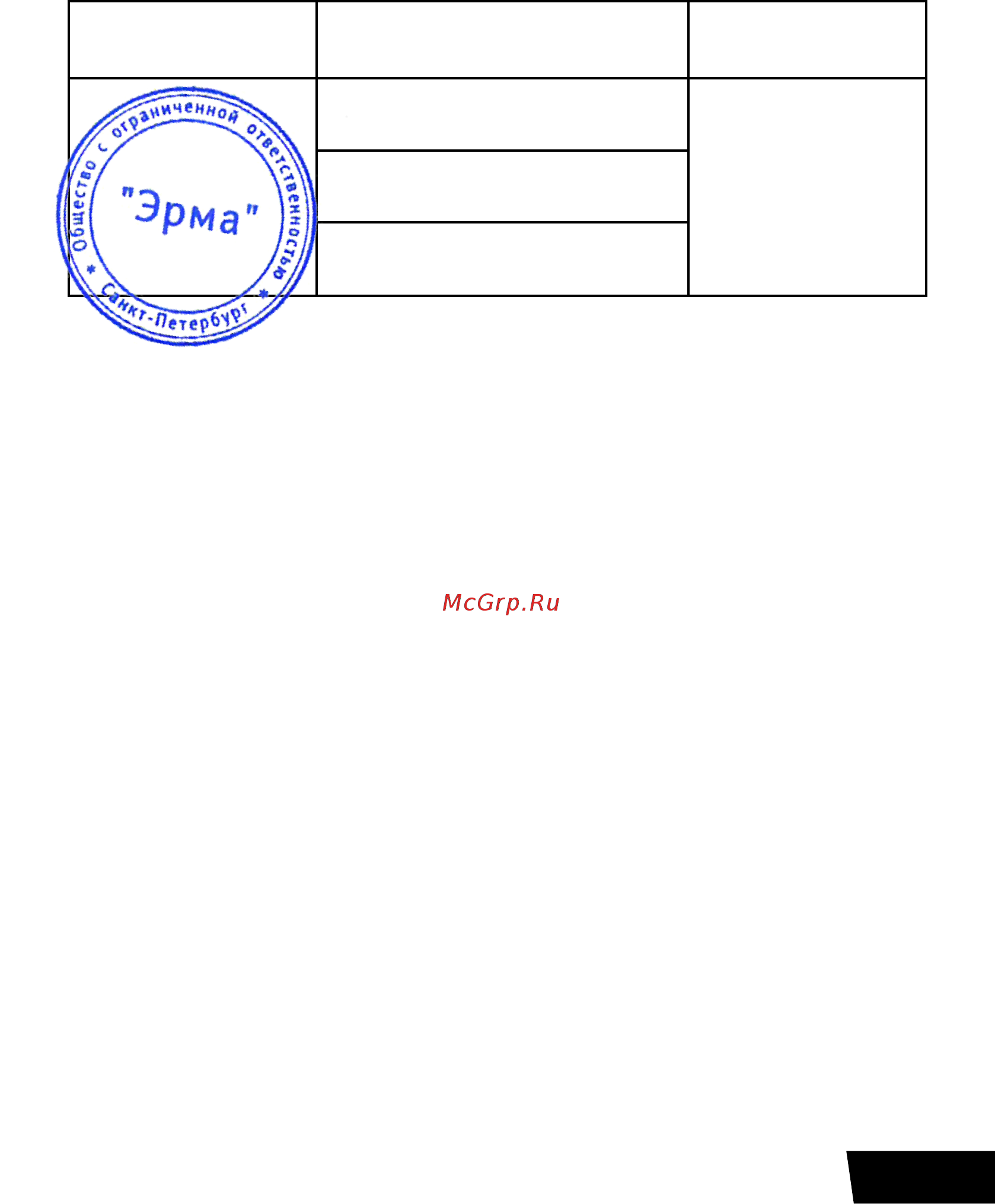 Сварог 95255 [11/12] Гарантийный талон ______