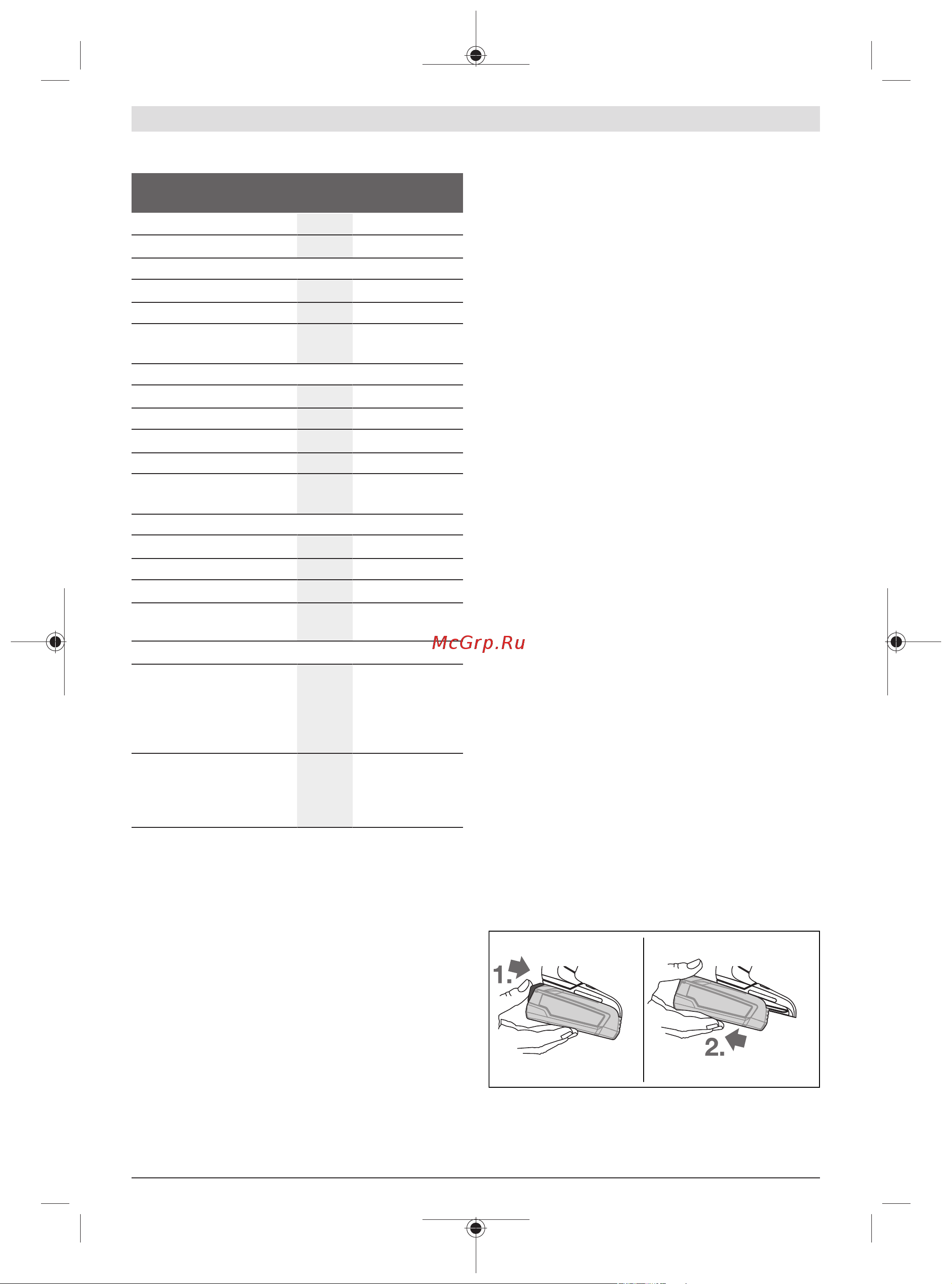 Bosch UniversalDrill 18 + 2акк и ЗУ (06039C8005) [56/179] Tekniske data