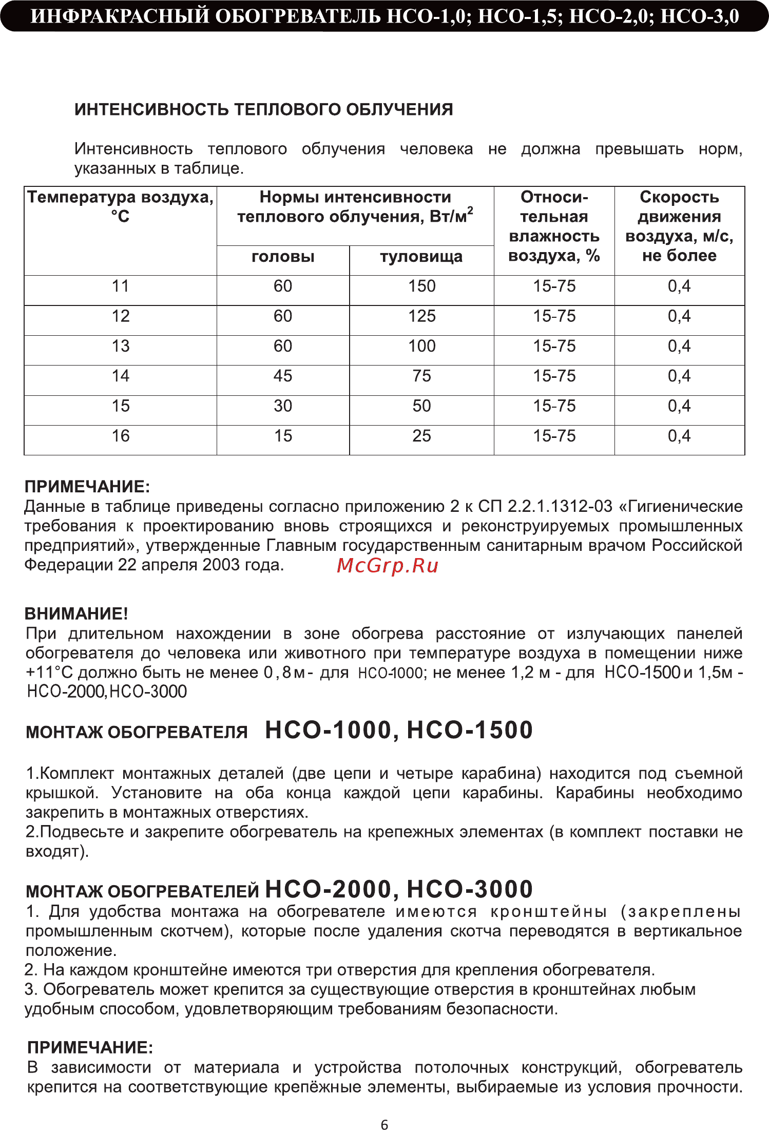 Daire НСО-2,0 [7/20] Нсо 1000 нсо 1500