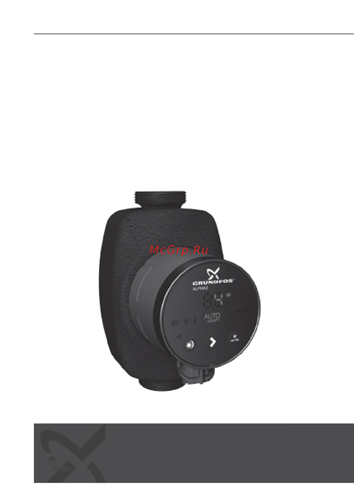Grundfos ALPHA2 25-80 99420015 Инструкция по эксплуатации онлайн