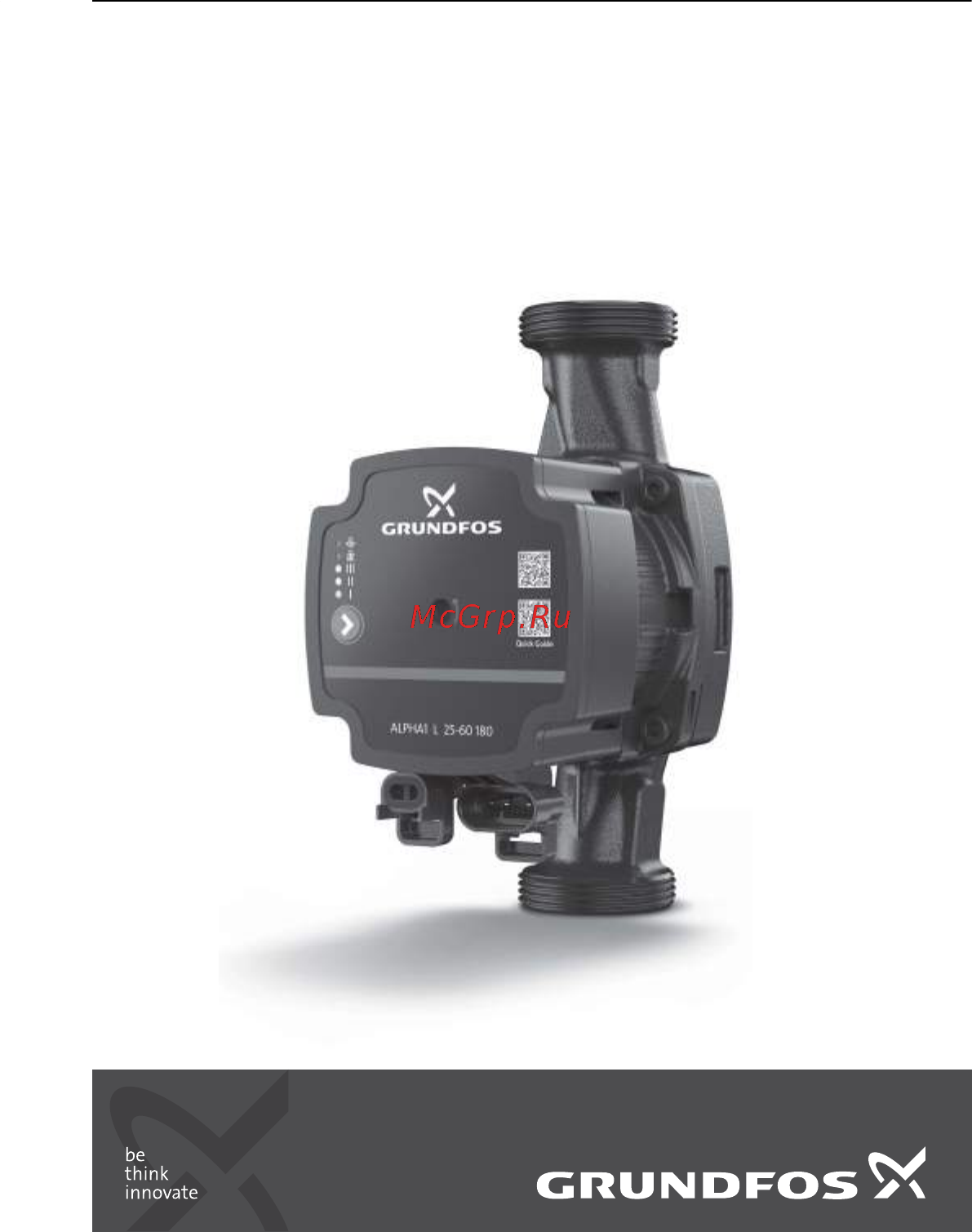 Grundfos ALPHA1 L 25-60 99199612 Инструкция по эксплуатации онлайн