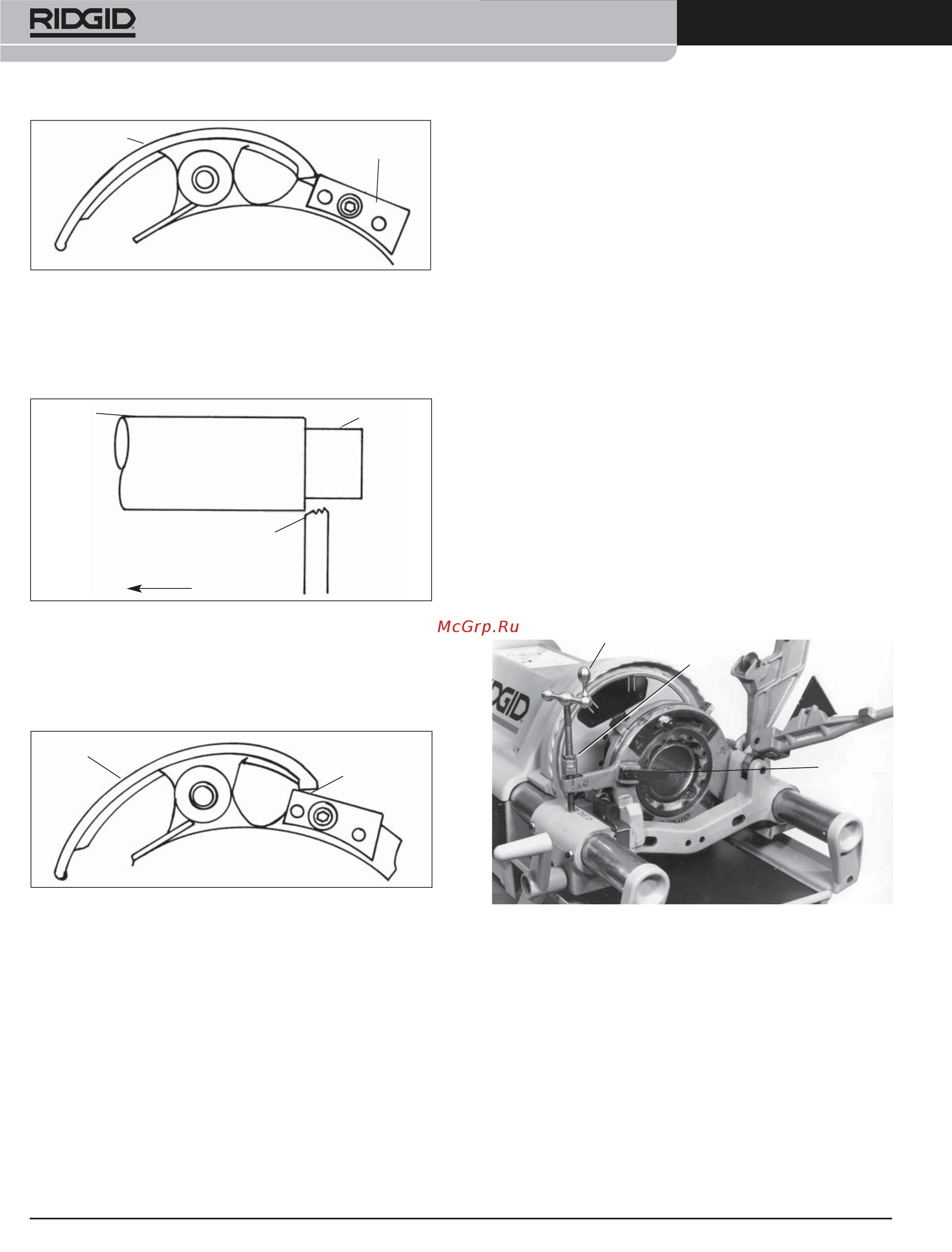 Ridgid 1224 26107 [18/28] Головка 725 для накатки желобков