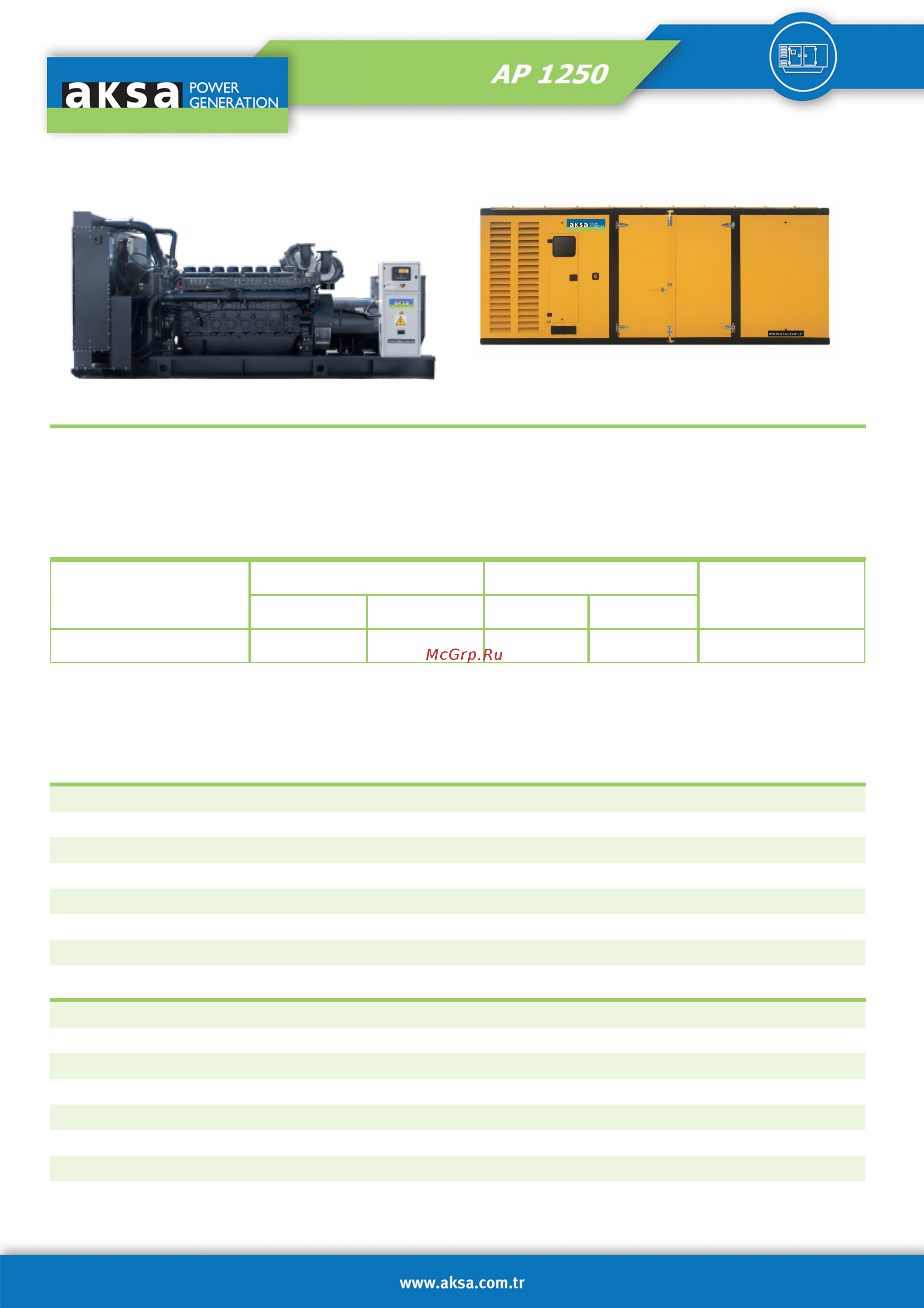 Aksa AP 1250-KA Инструкция по эксплуатации онлайн