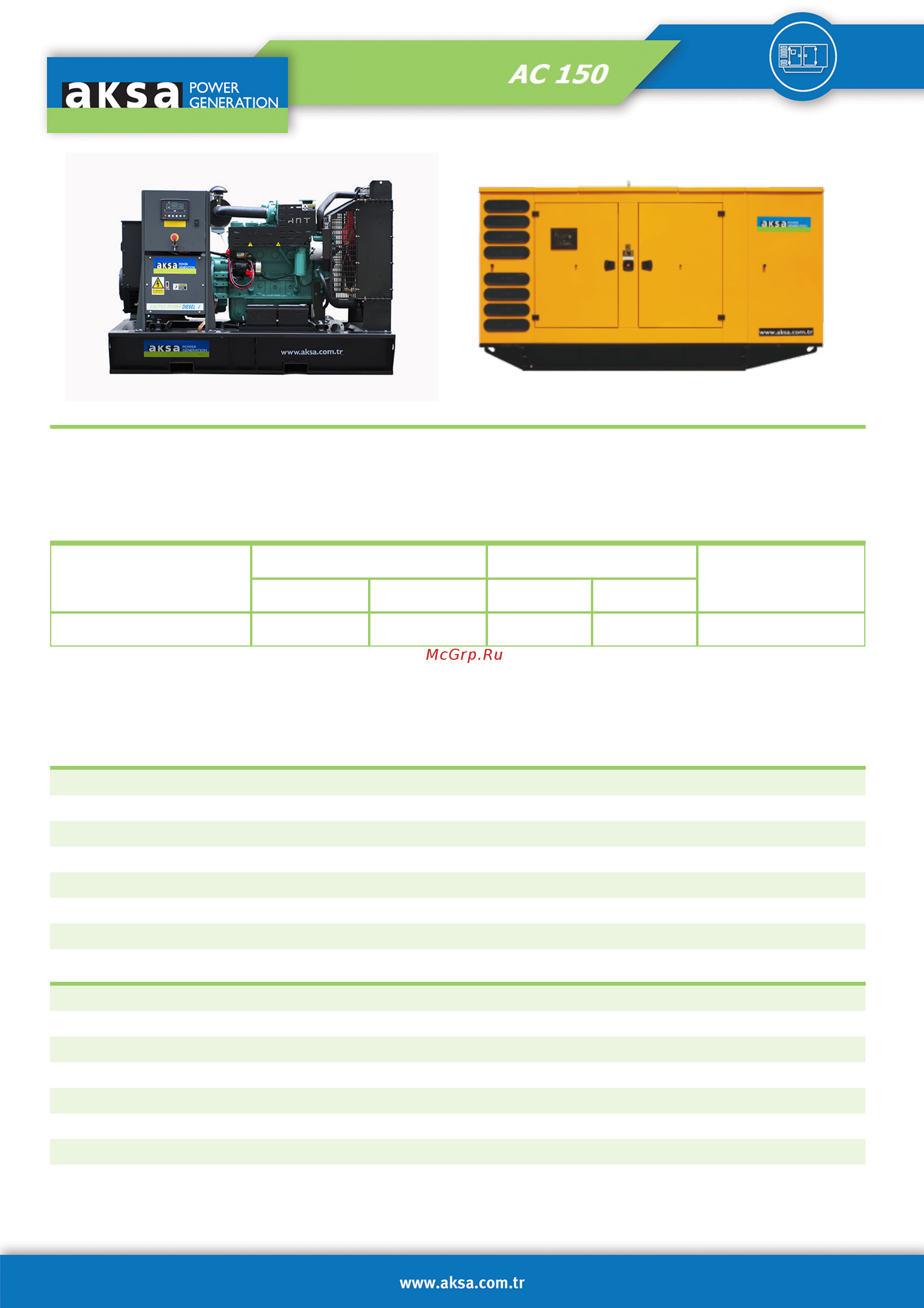Aksa AC 150-КА Инструкция по эксплуатации онлайн