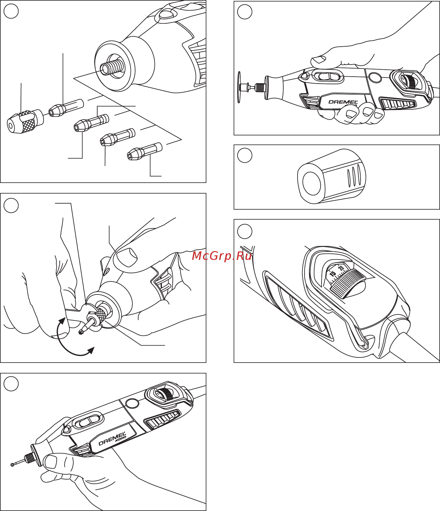 Dremel 4000- 4/55 Xmas 2018 Инструкция по эксплуатации онлайн [3/116] 500864
