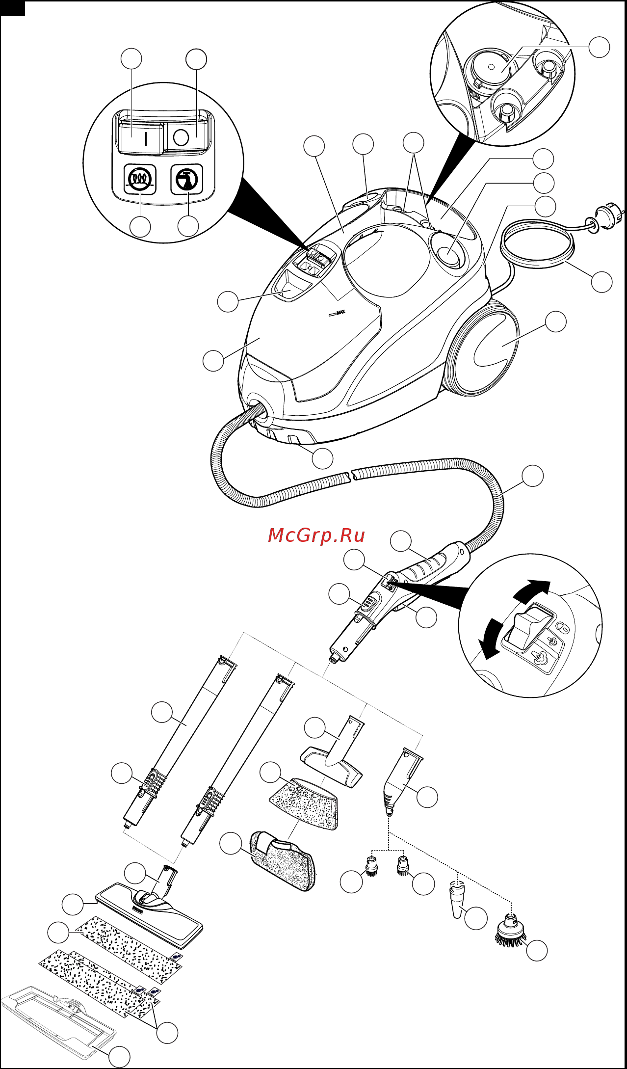 Karcher SC 4 EasyFix 1.512-450.0 Инструкция по эксплуатации онлайн [2/166] 501031