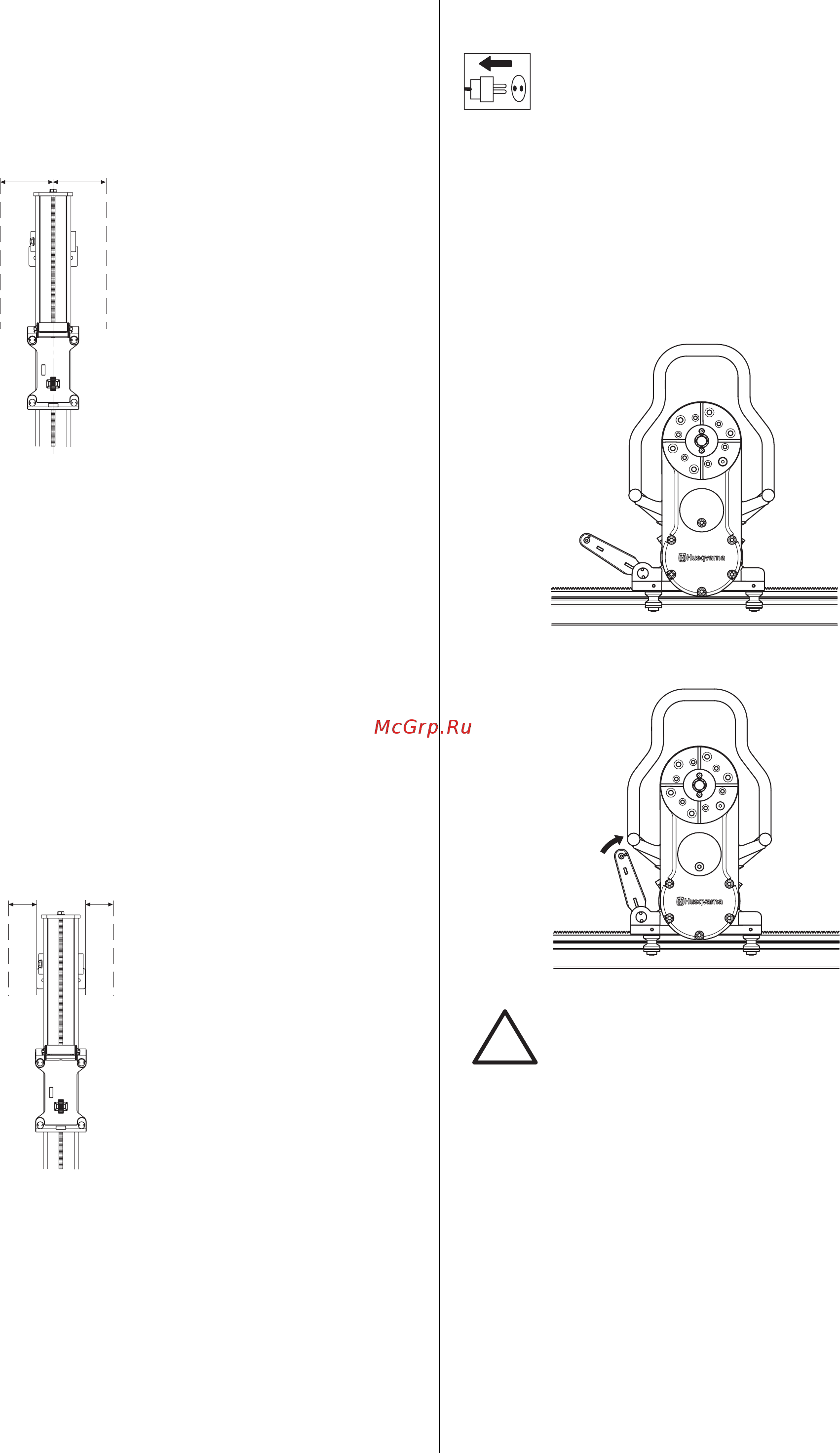 Husqvarna WS482HF 9664175-20 [9/17] Сборка и установка