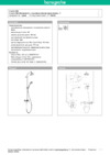 HansGrohe Croma 100 Showerpipe 27154000 Инструкция по эксплуатации