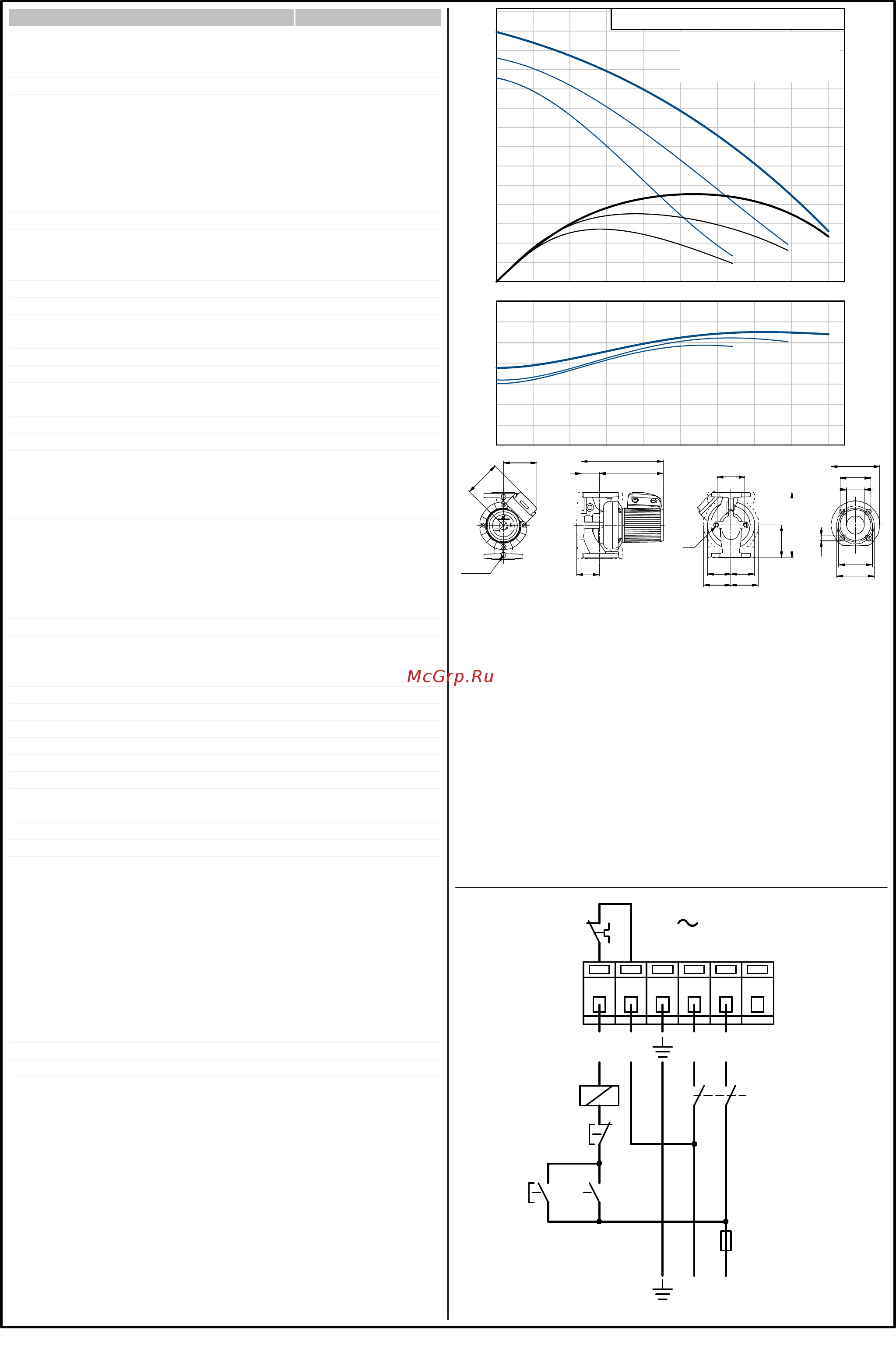 Grundfos UPS 40-60/2 F [3/6] T1 t2 n l