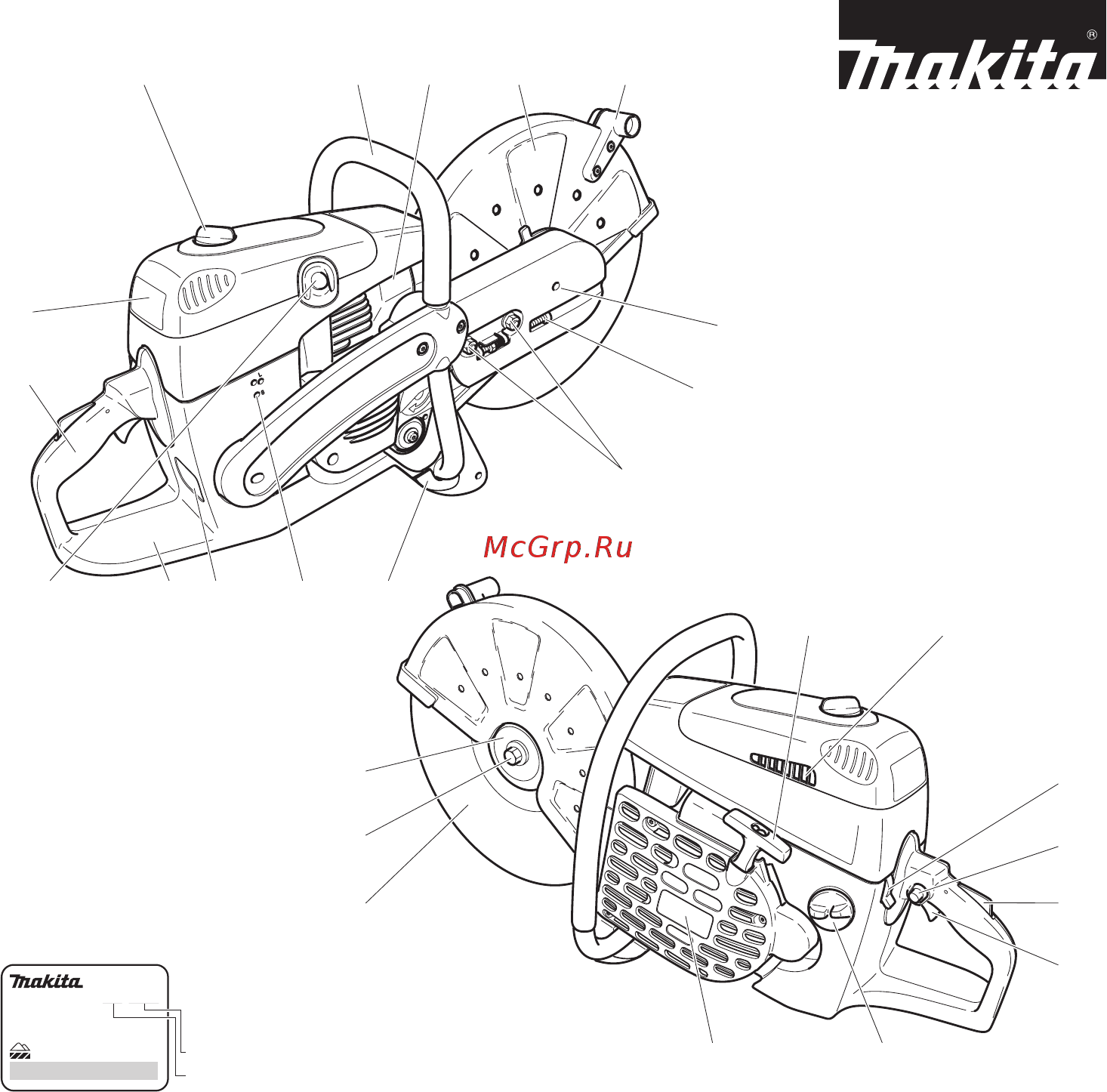 Makita DPC 6430 [12/31] 11 13 14