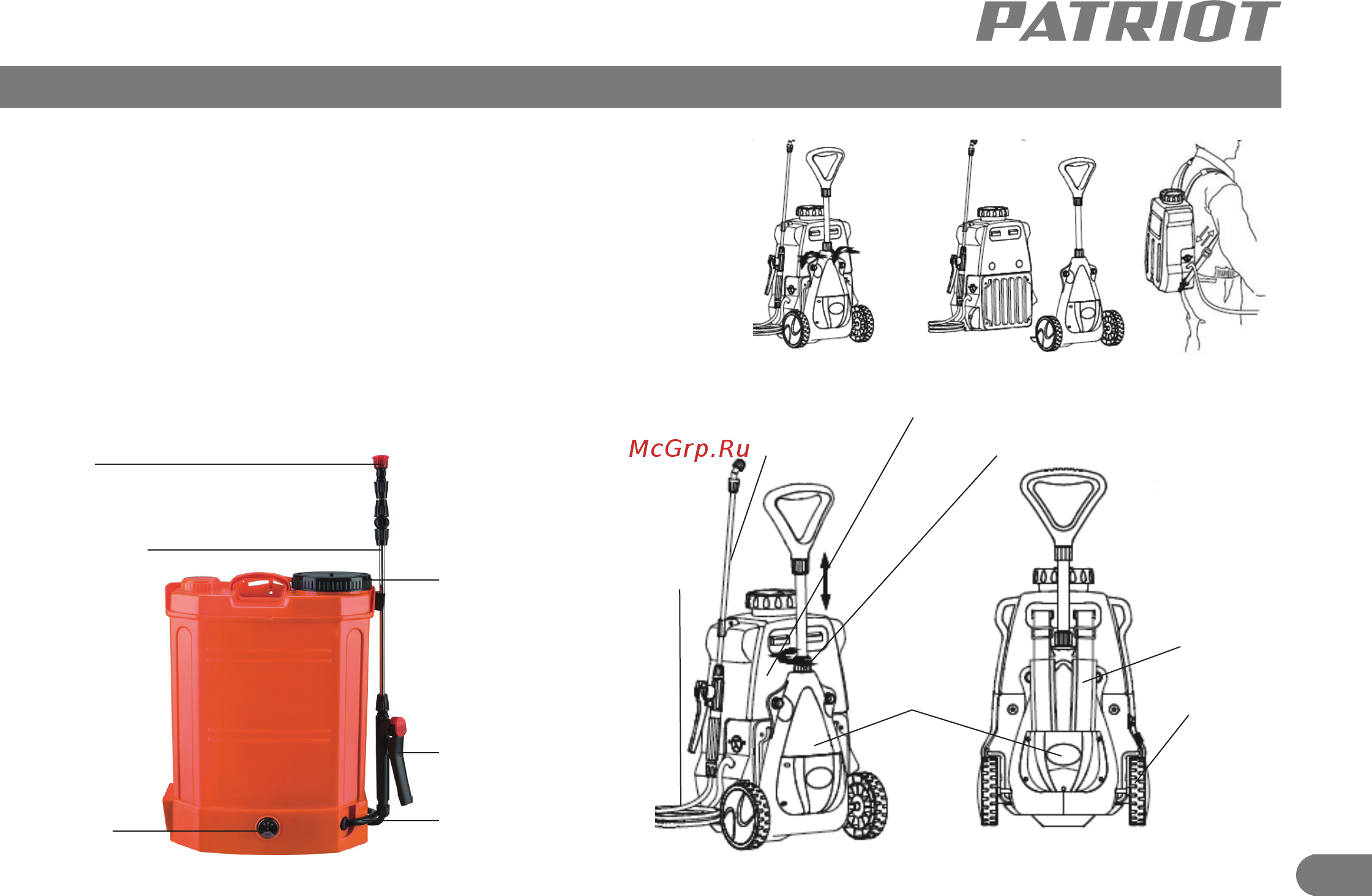 Patriot PT-18AC [6/12] Описание и технические характеристики