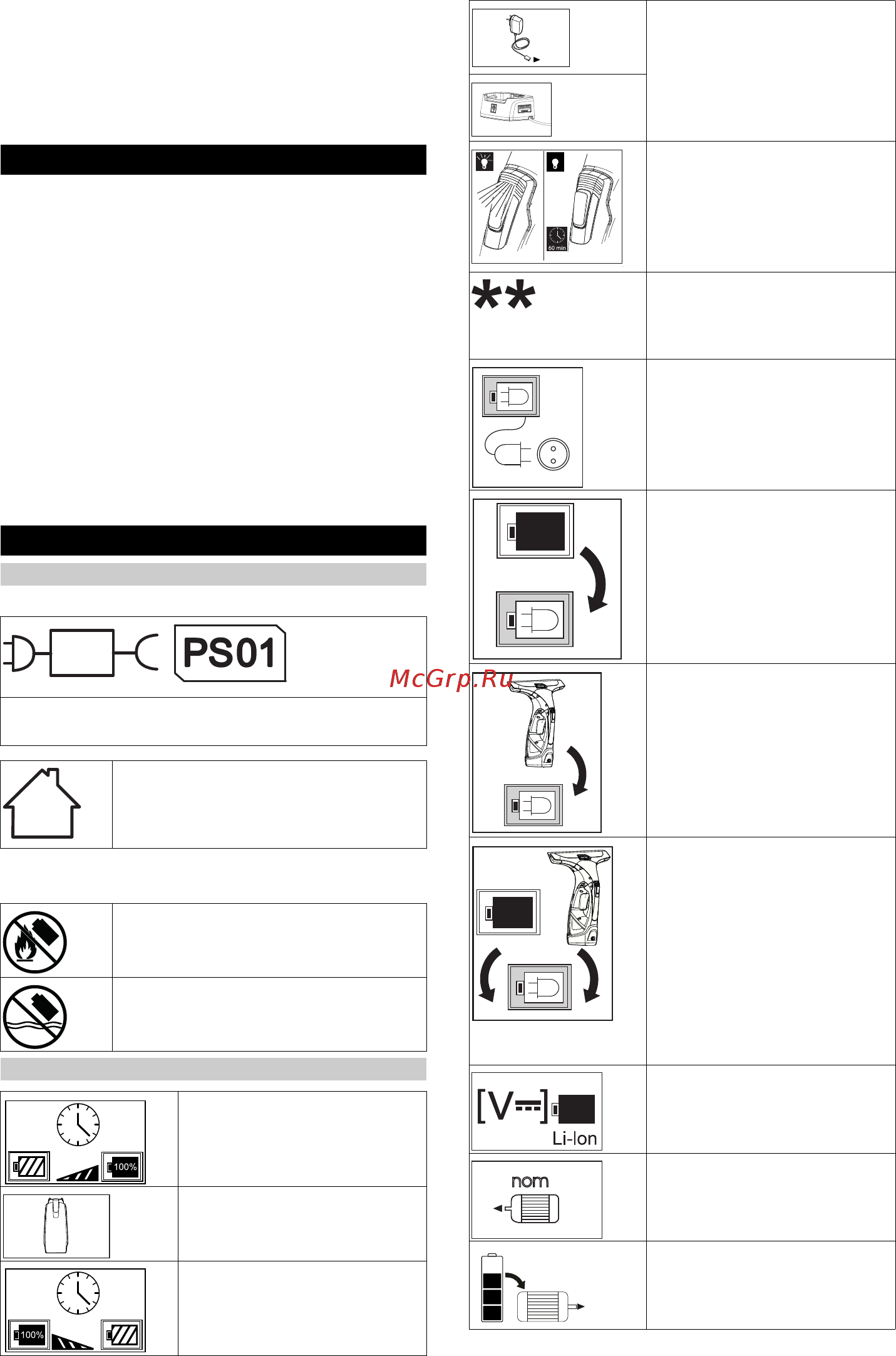 Karcher WV 5 Plus N 1.633-453.0 [73/108] Simboli na uređaju