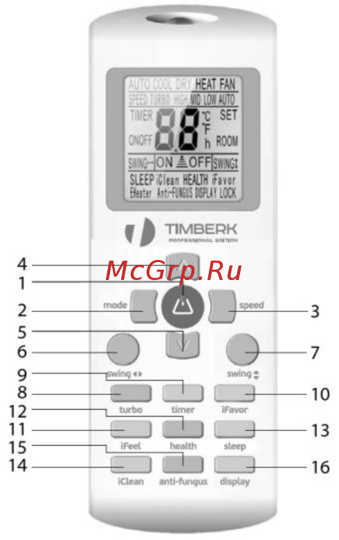 Timberk T-S28 (T-AC07-S28-X) Инструкция по эксплуатации онлайн [41/50] 501876