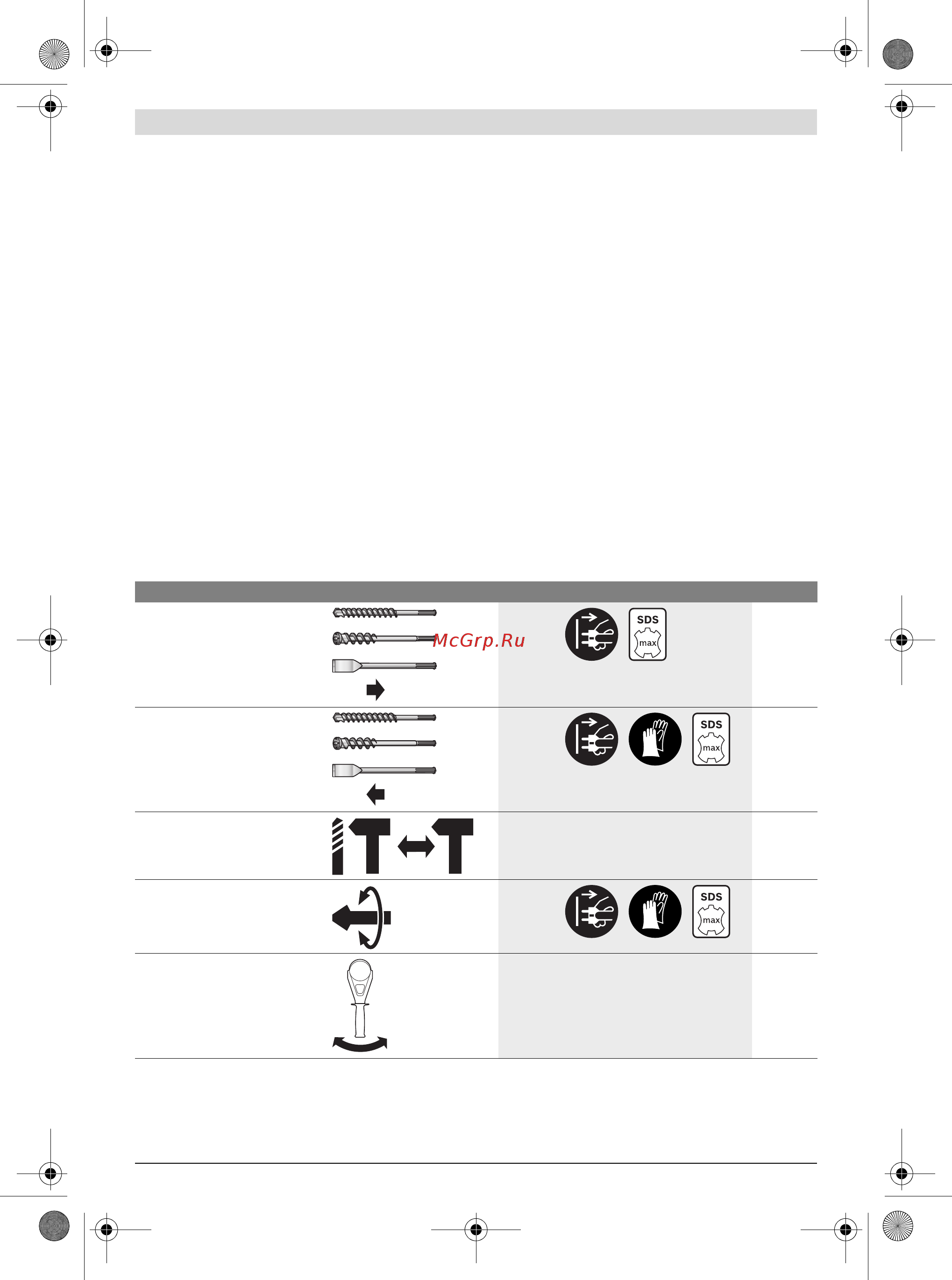 Bosch GBH 12-52 D (0611266100) [11/171] Intended use