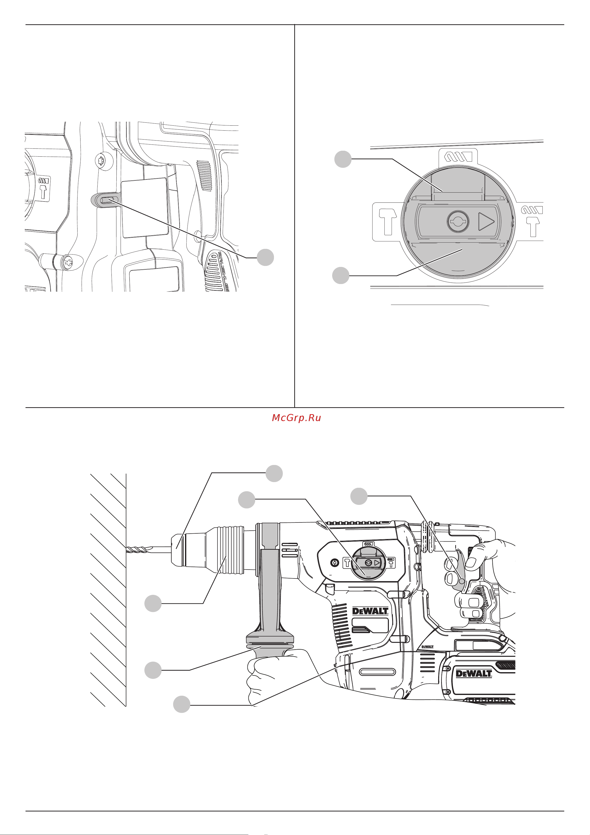 Dewalt DCH481N 54 В XR FLEXVOLT Инструкция по эксплуатации онлайн [3/24] 502111