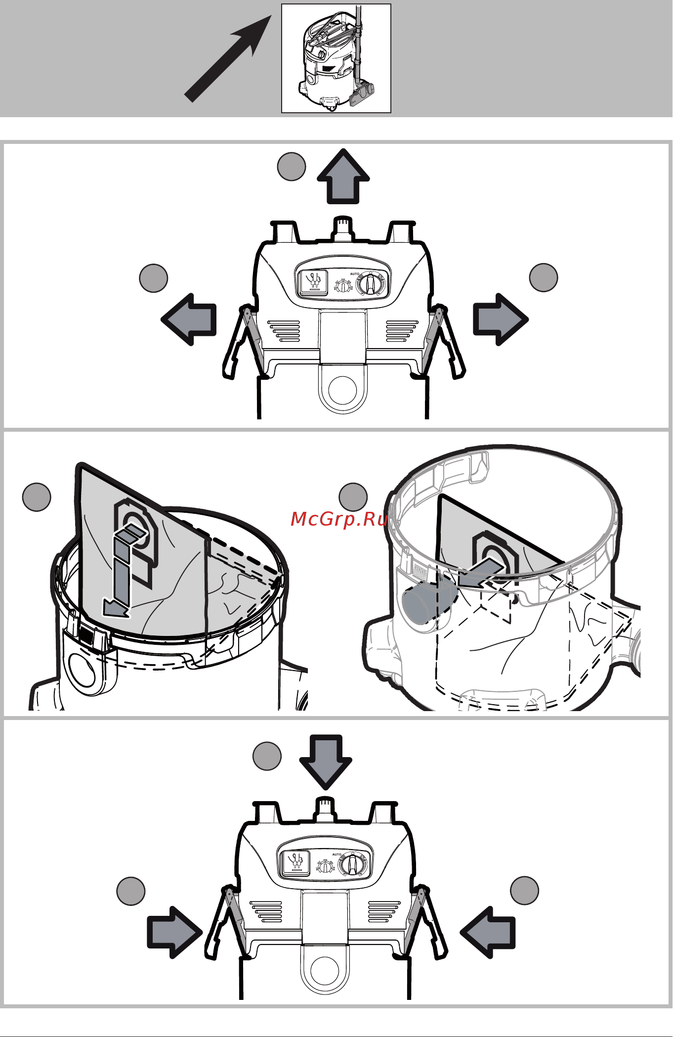 Makita VC3012M Инструкция по эксплуатации онлайн [3/176] 502077