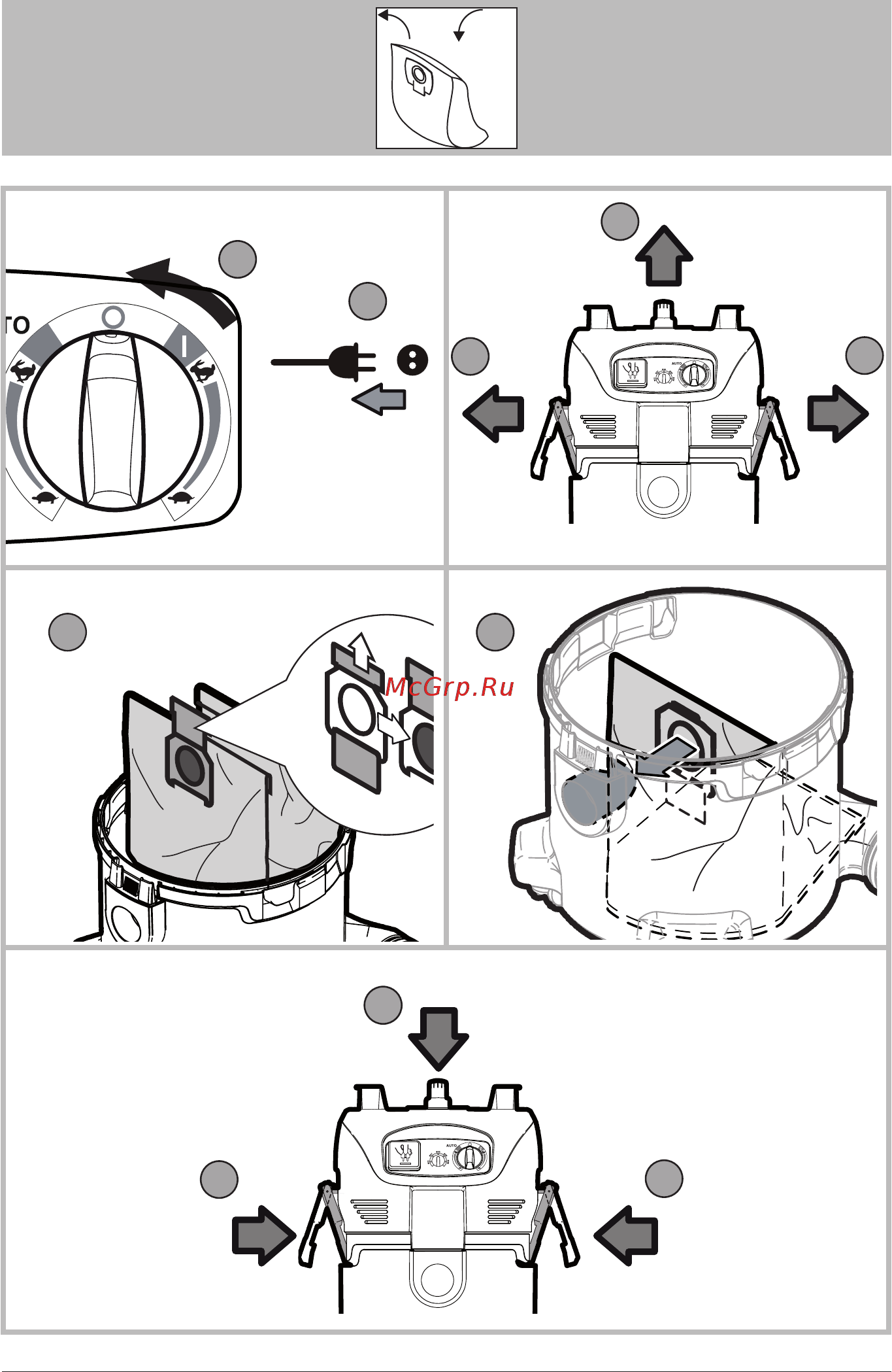 Makita VC3012M Инструкция по эксплуатации онлайн [9/176] 502077