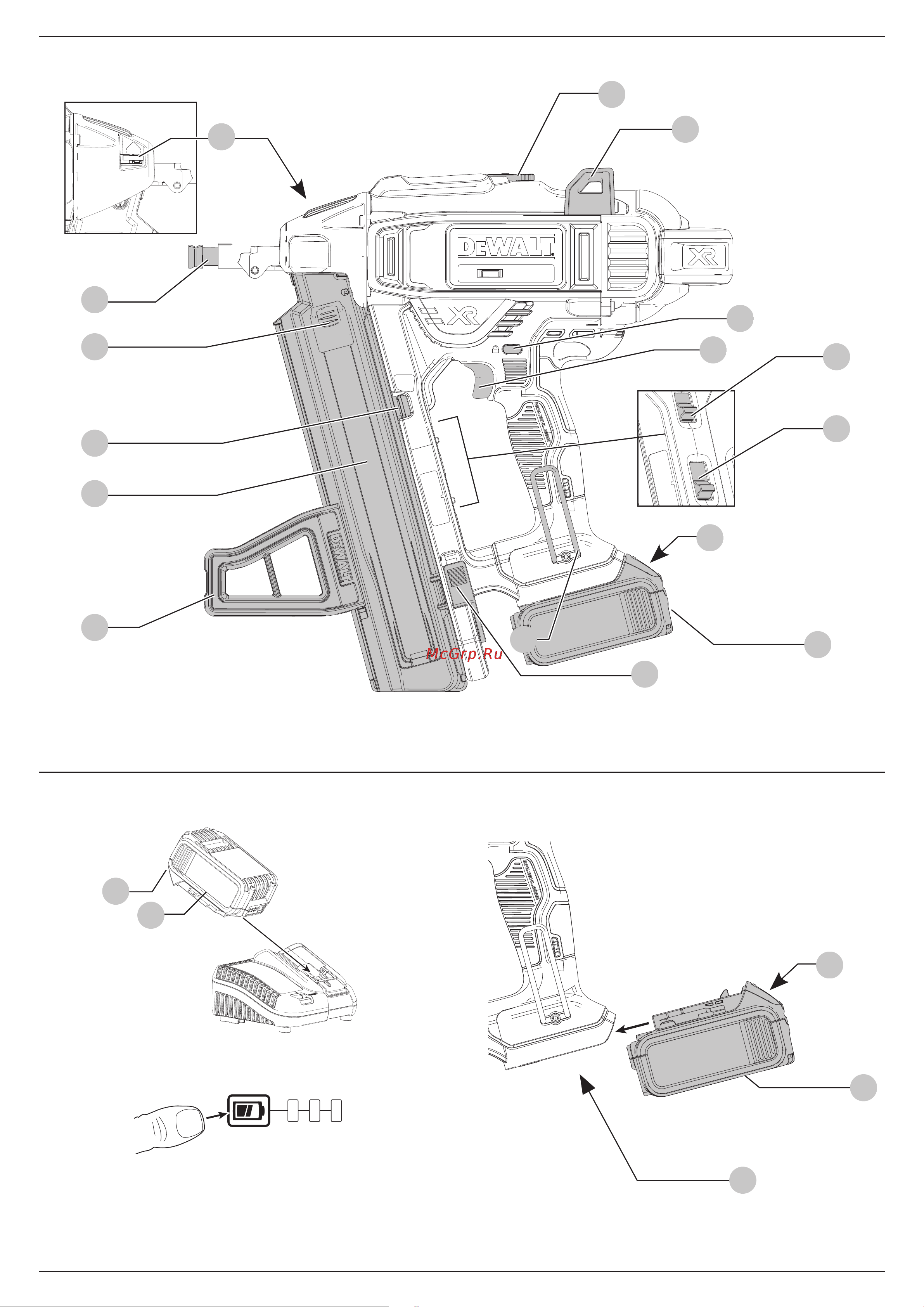Dewalt DCN890N Инструкция по эксплуатации онлайн [2/32] 502090