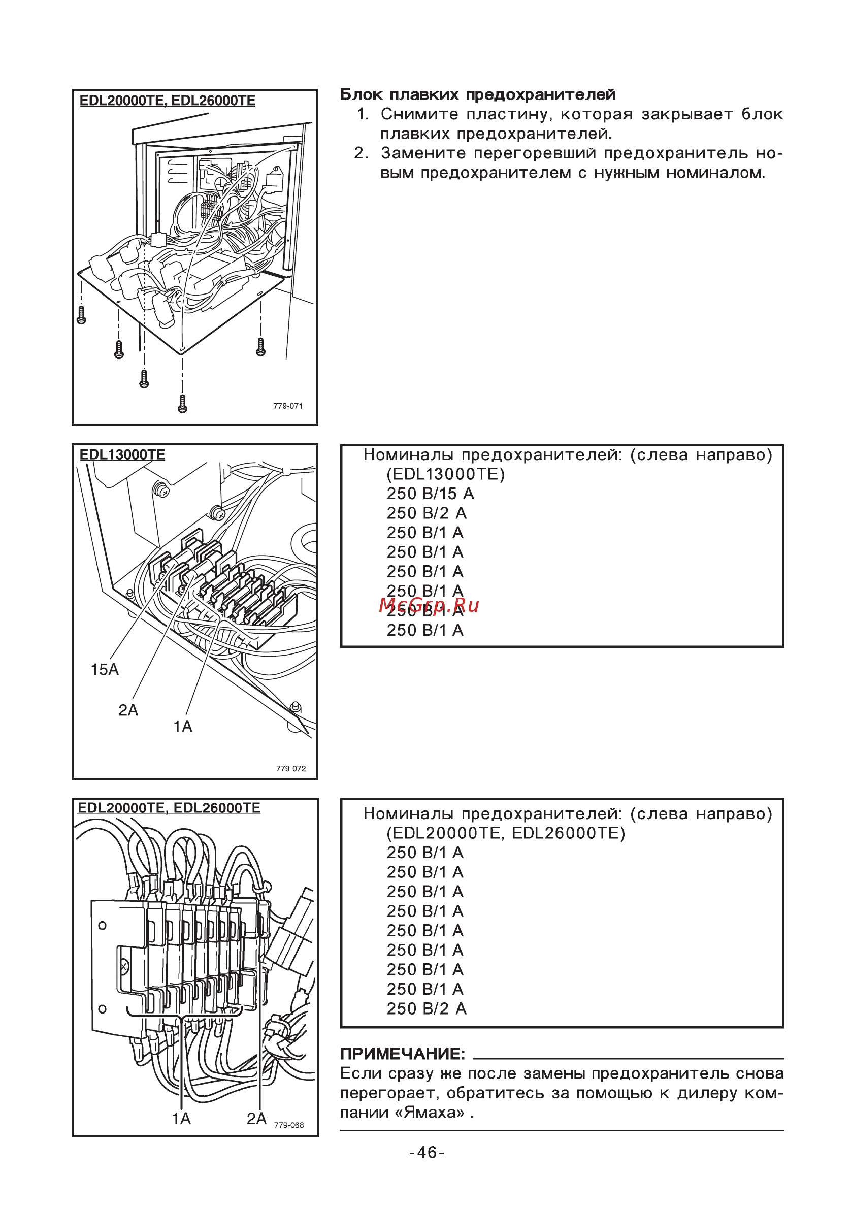 Yamaha EDL 13000 TE (Q9C101-5010) Инструкция по эксплуатации онлайн [51/76] 502130