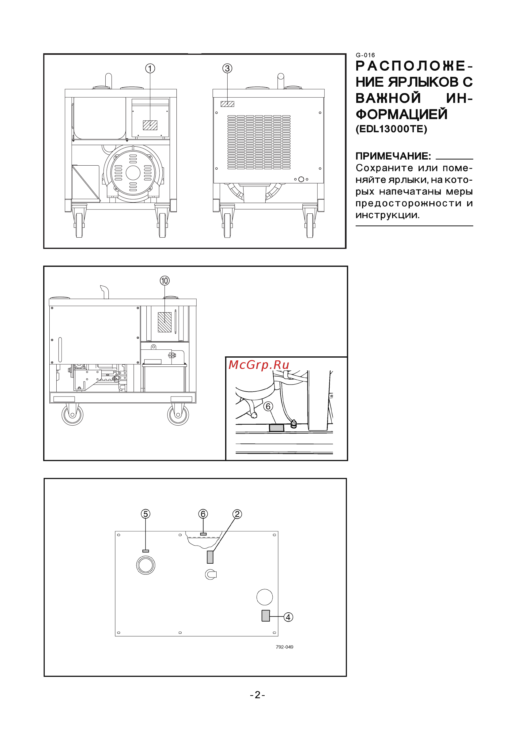Yamaha EDL 13000 TE (Q9C101-5010) Инструкция по эксплуатации онлайн [7/76] 502130