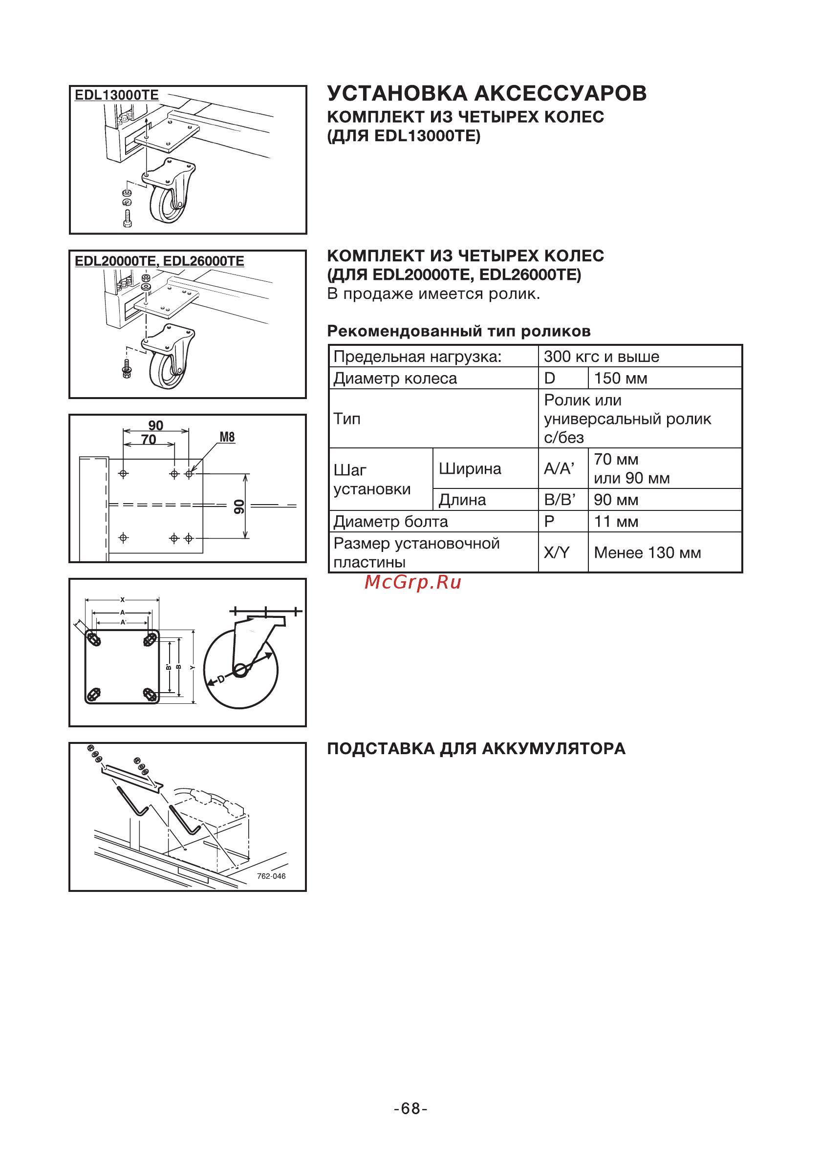 Yamaha EDL 13000 TE (Q9C101-5010) [73/76] Установка аксессуаров