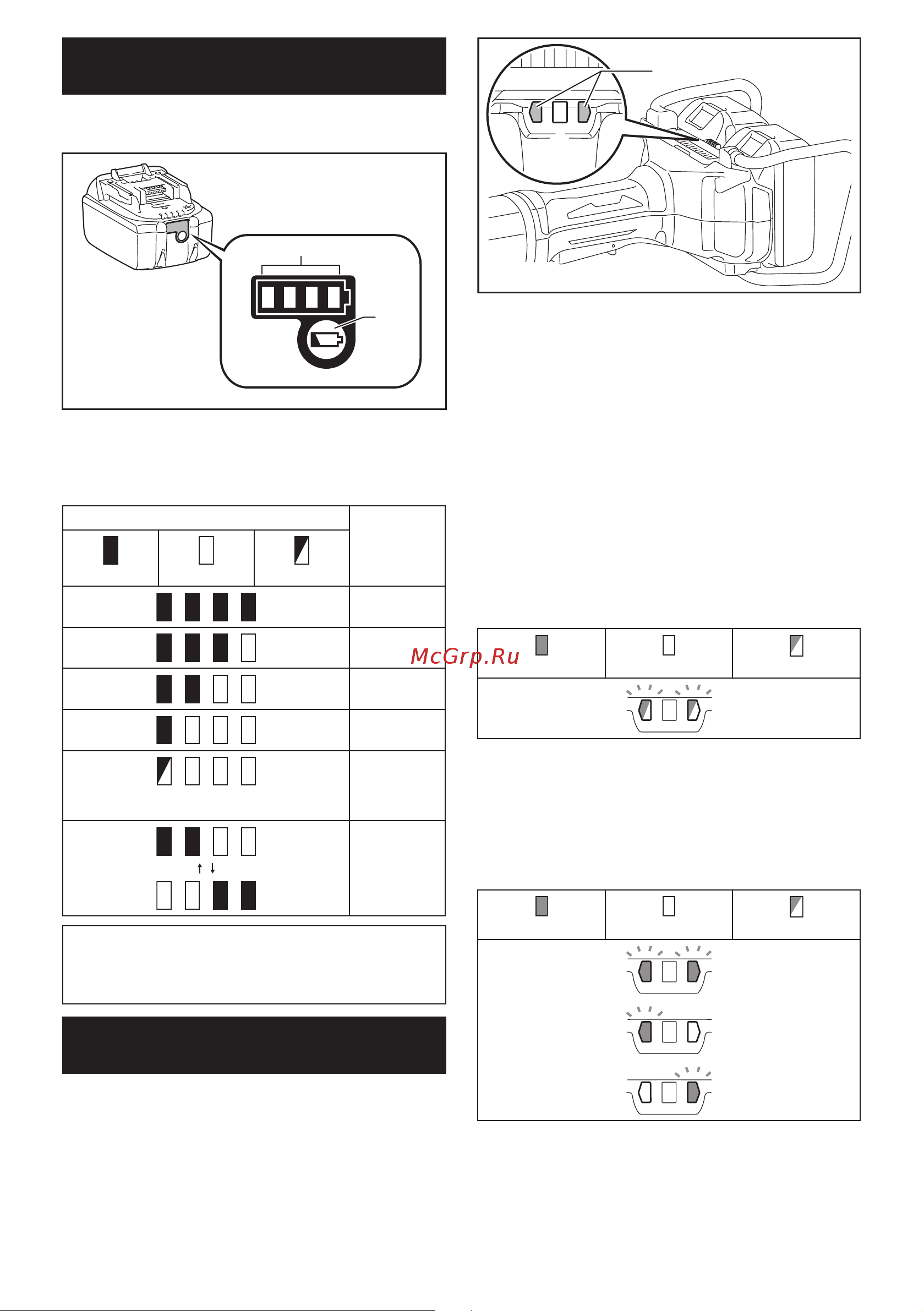 Makita LXT DGA700Z [10/20] Защита от перегрева
