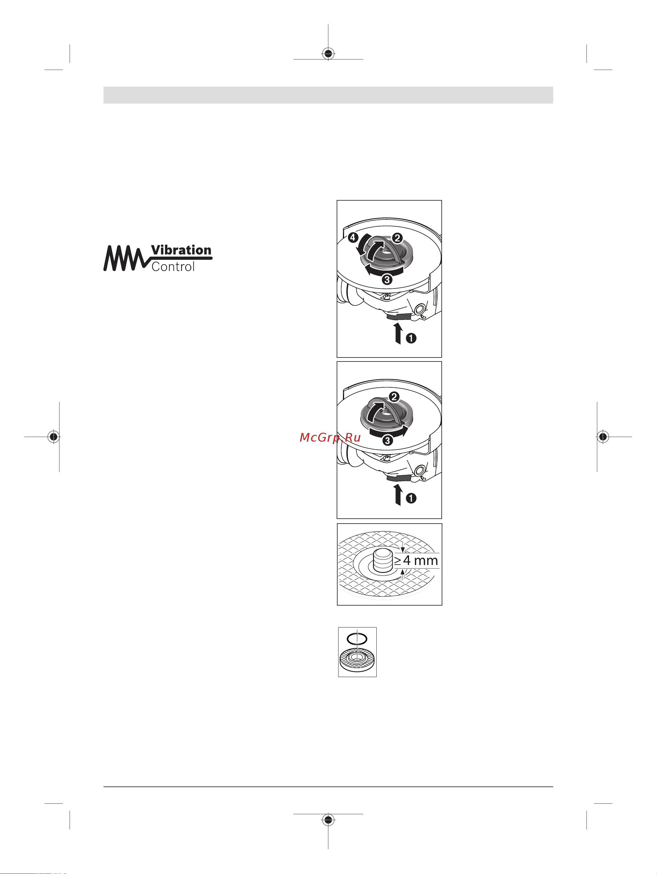 Bosch GWS 18V-10 C (06019G310A) без акк. и з.у [29/473] Extraction guard for cutting with a guide block