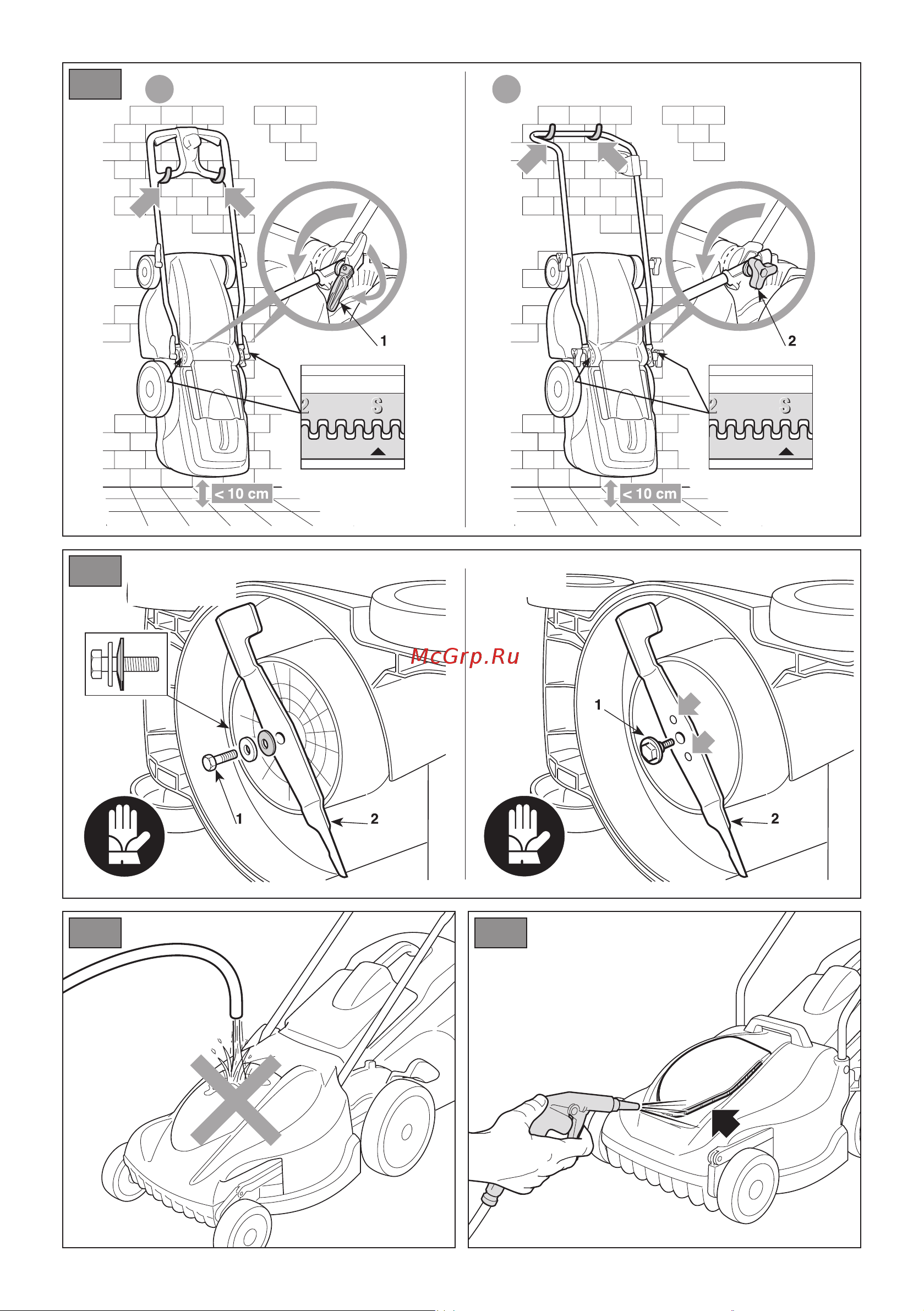 Stiga Combi 44 E 294420068/ST1 Инструкция по эксплуатации онлайн [9/28] 863227