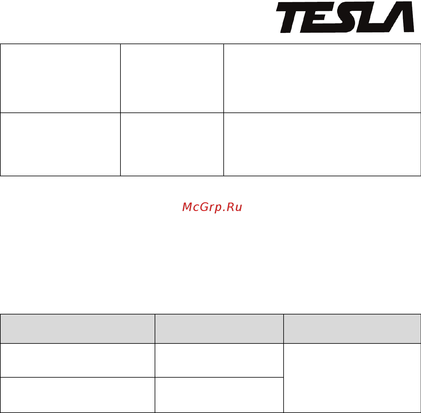 Tesla TAG780 623037 Инструкция по эксплуатации онлайн [18/21] 853637