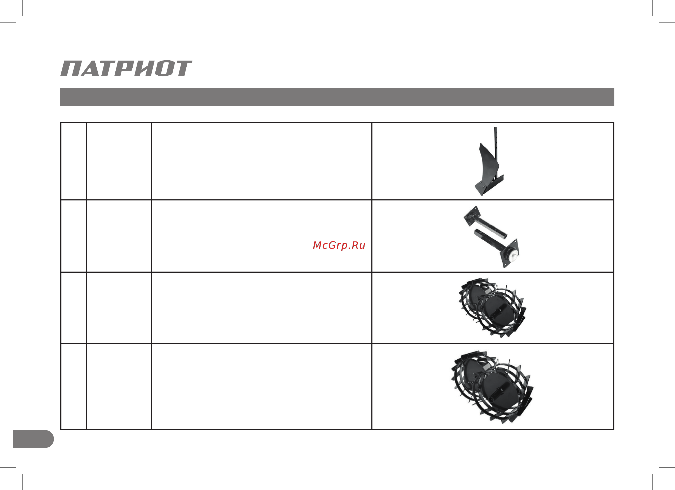 Patriot Мотоблок УРАЛ +Дрель-шуруповерт BR 114Li THE ONE [28/40] Дополнительные аксессуары и принадлежности
