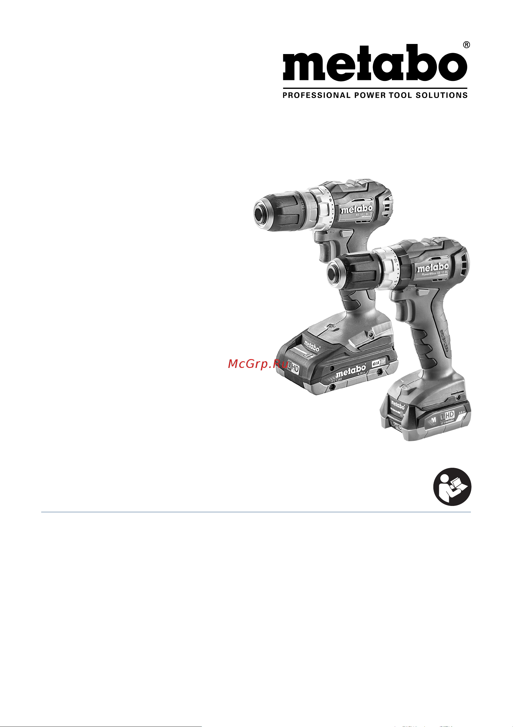 Metabo BS 18 L BL 602326800 Инструкция по эксплуатации онлайн