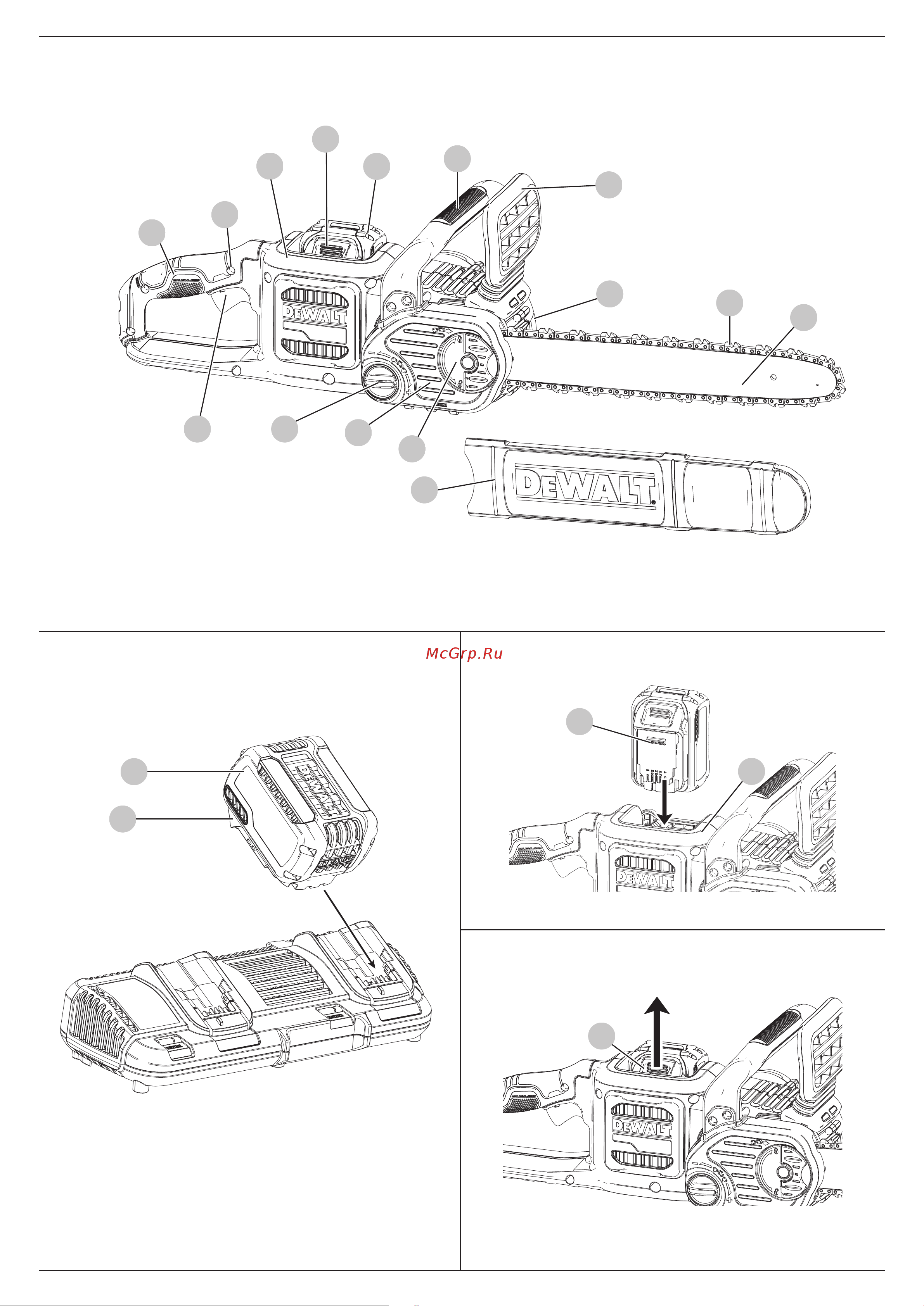 Dewalt DCM575X1 Инструкция по эксплуатации онлайн [2/27] 502354