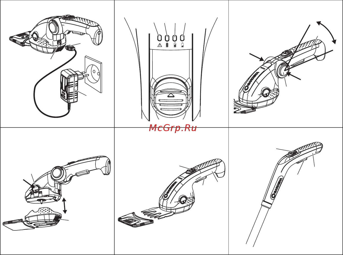 Gardena ComfortCut Li (09857-20.000.00) Инструкция по эксплуатации онлайн [2/27] 502368