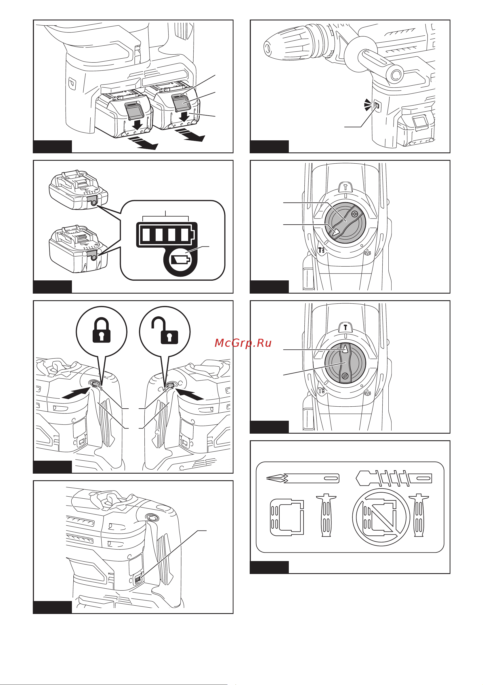 Makita DHR400ZKU без акк. и ЗУ Инструкция по эксплуатации онлайн [2/100] 502425