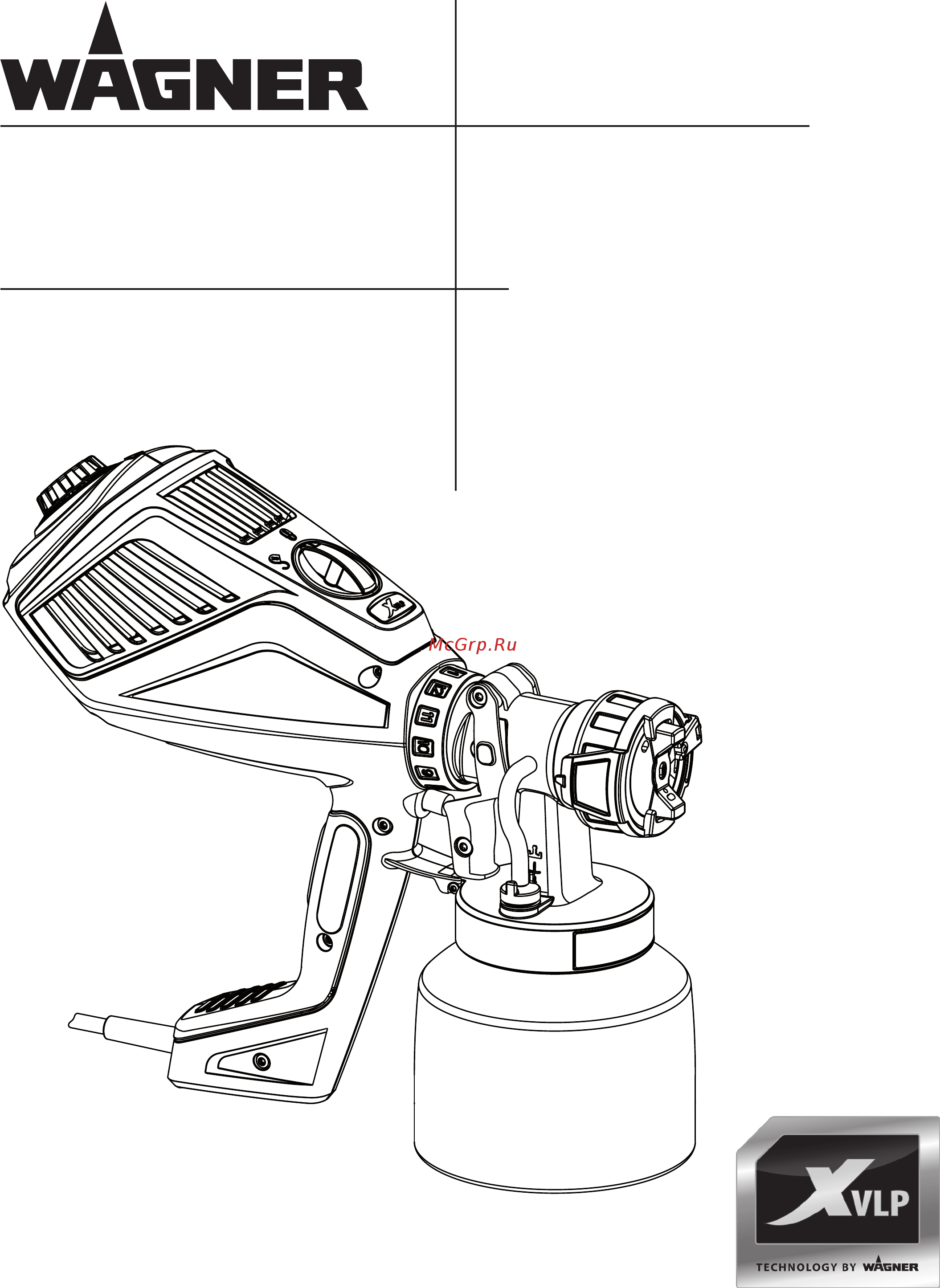 Wagner Finish Contol 3500 EUR (2341501) Инструкция по эксплуатации онлайн