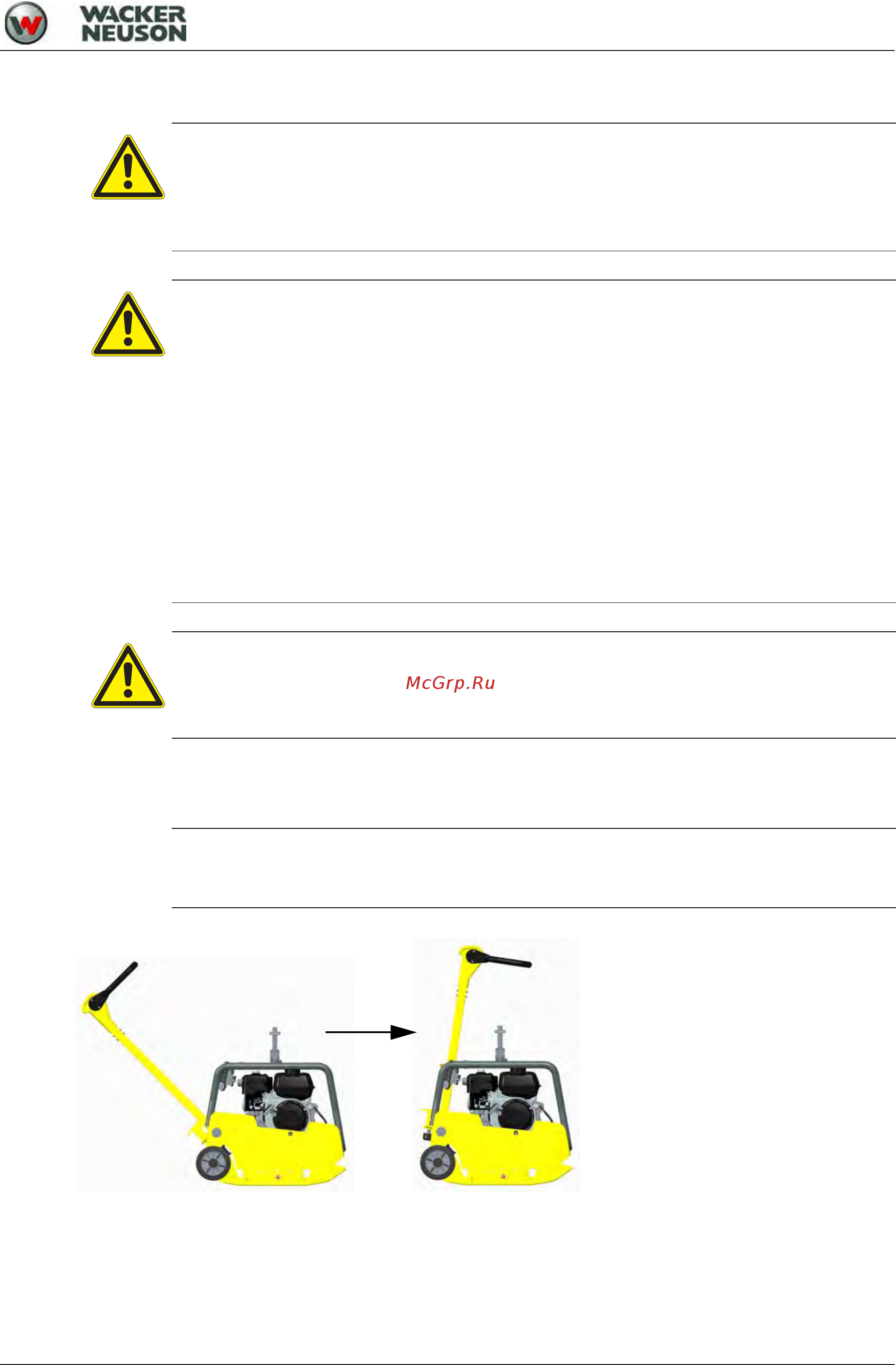 Wacker Neuson BPU 2540 A [21/42] Транспортировка