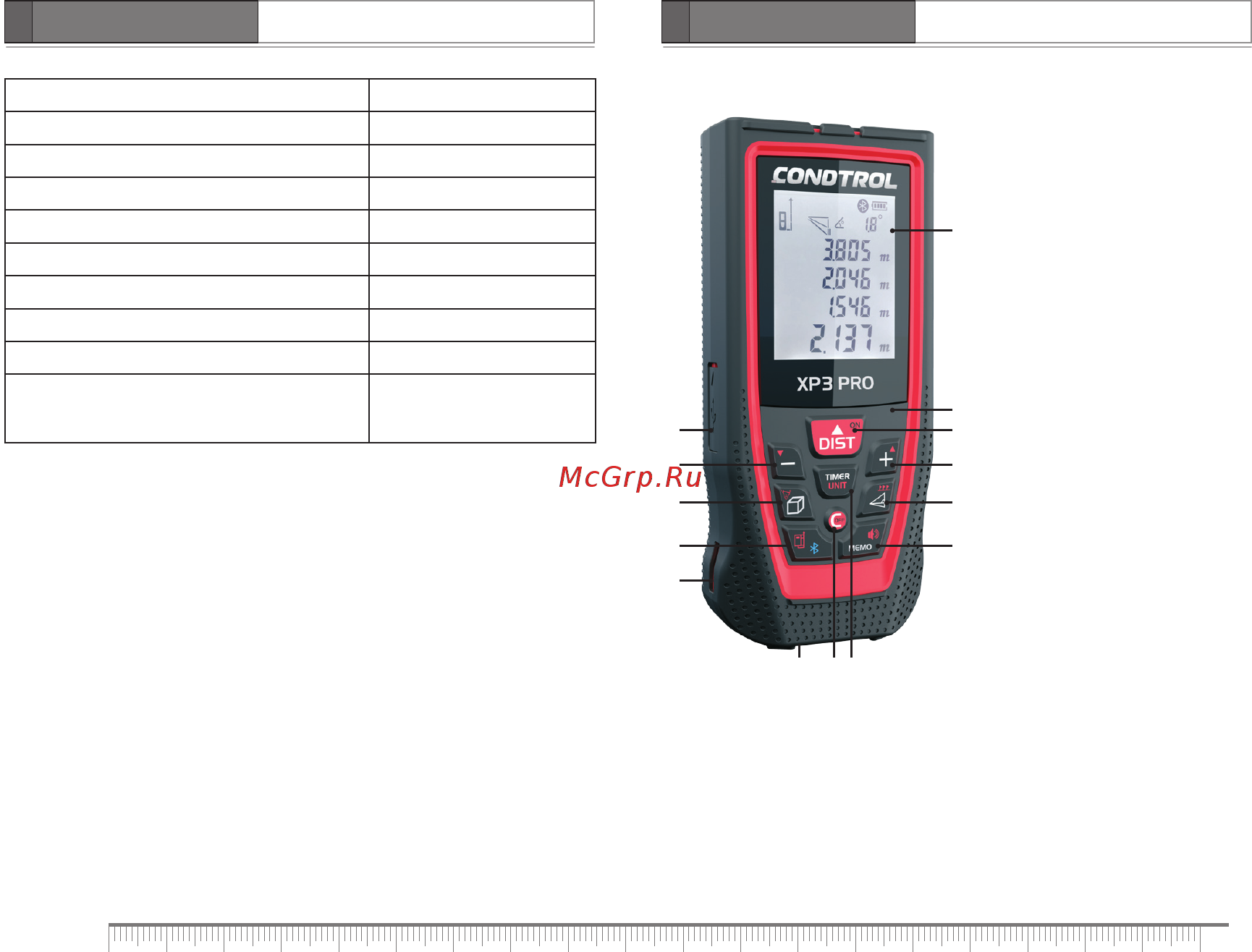 Condtrol XP3 Pro (120 м) [12/21] Xp3 pro condtrol
