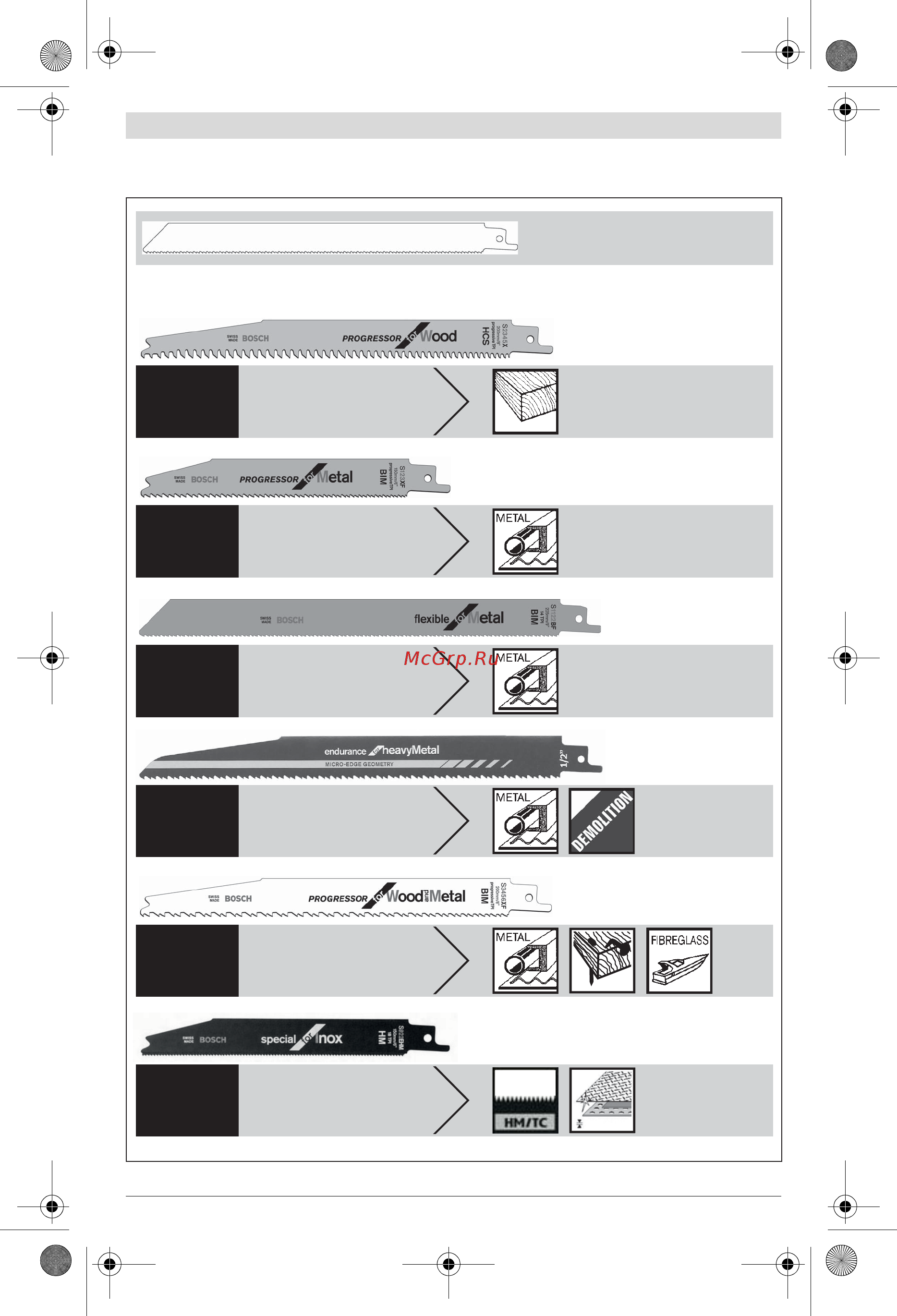 Bosch Ножовка GSA 18V-LI C (06016A5002) +Дальномер GLM 30 (0601072500) Инструкция по эксплуатации онлайн [3/199] 502538