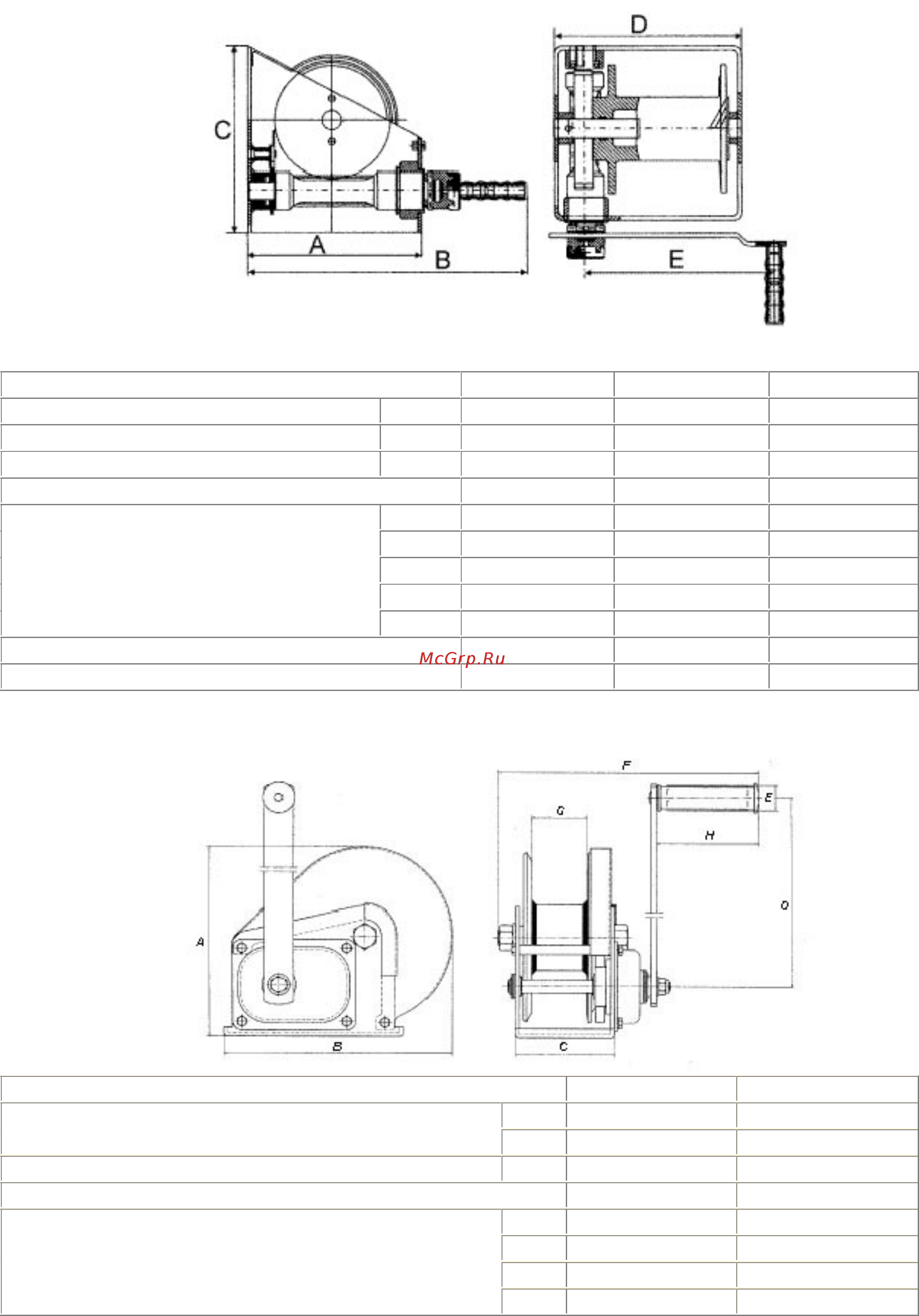 Euro-lift VS-500 5140 [3/9] Технические характеристики лебедок модель vs