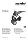 Metabo SE 17-200 RT (602259500) Инструкция по эксплуатации