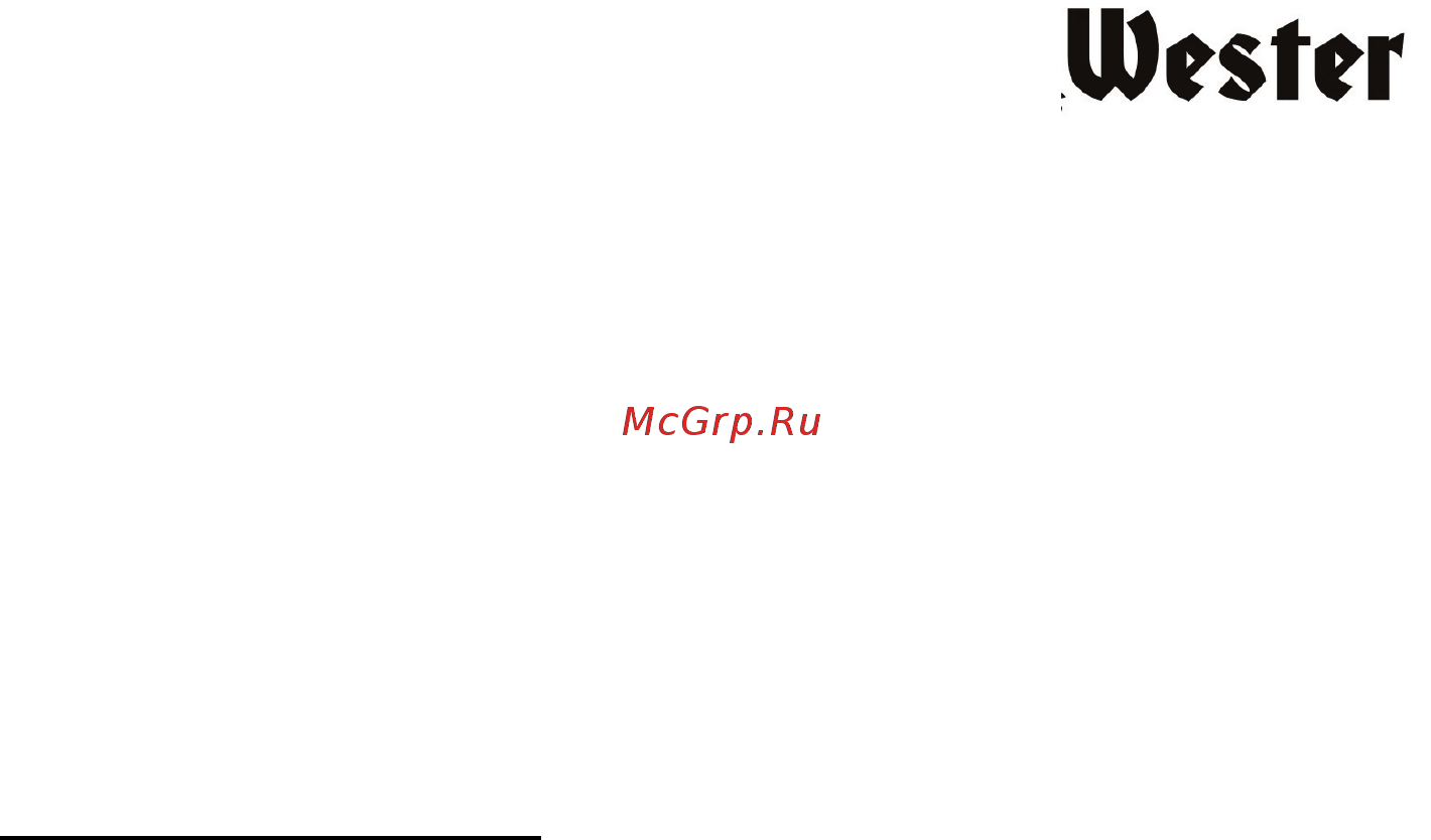 Wester STW1500P (180-012) Инструкция по эксплуатации онлайн [2/12] 571149