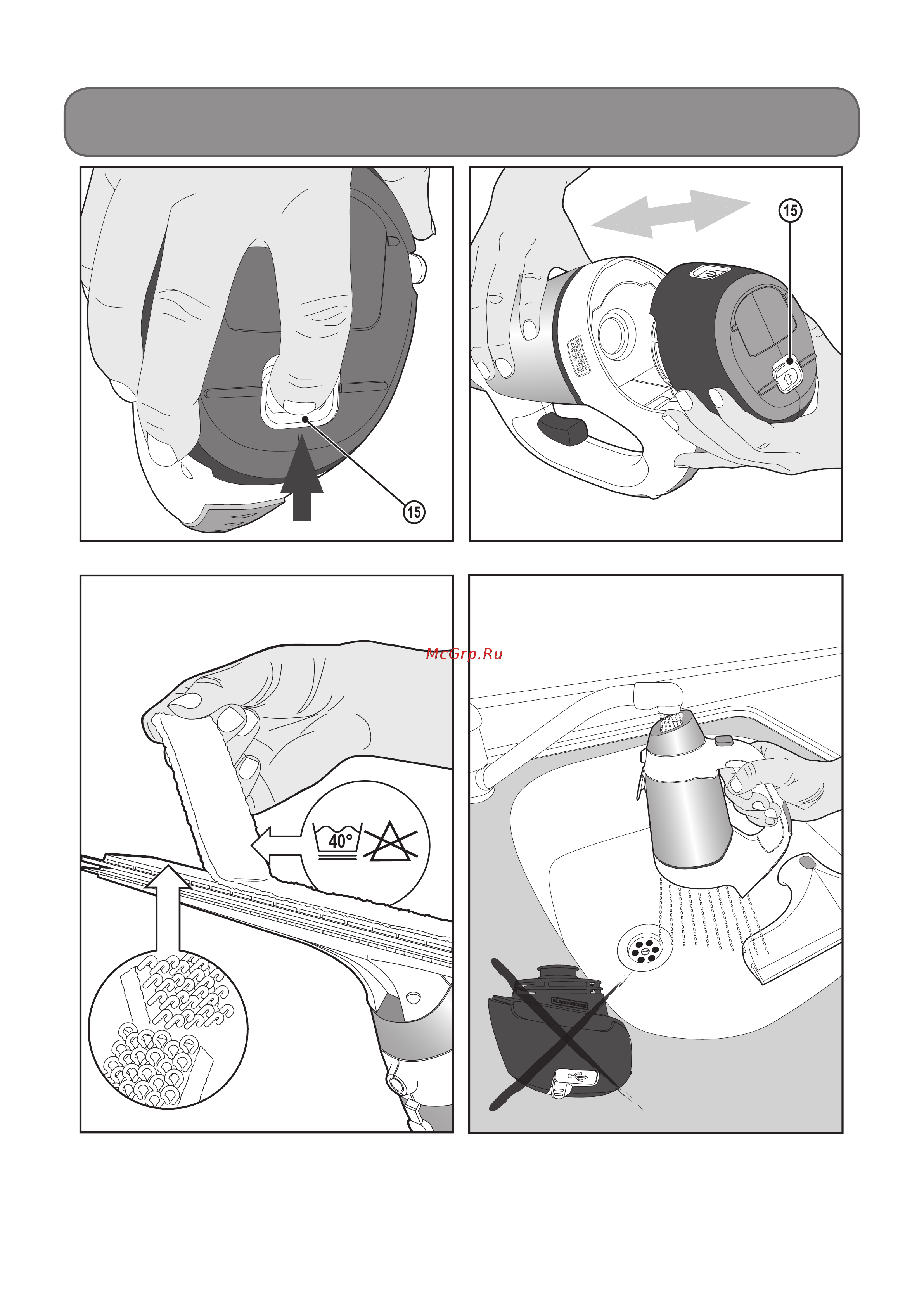 BLACK & DECKER WW100 Инструкция по эксплуатации онлайн [11/20] 669579
