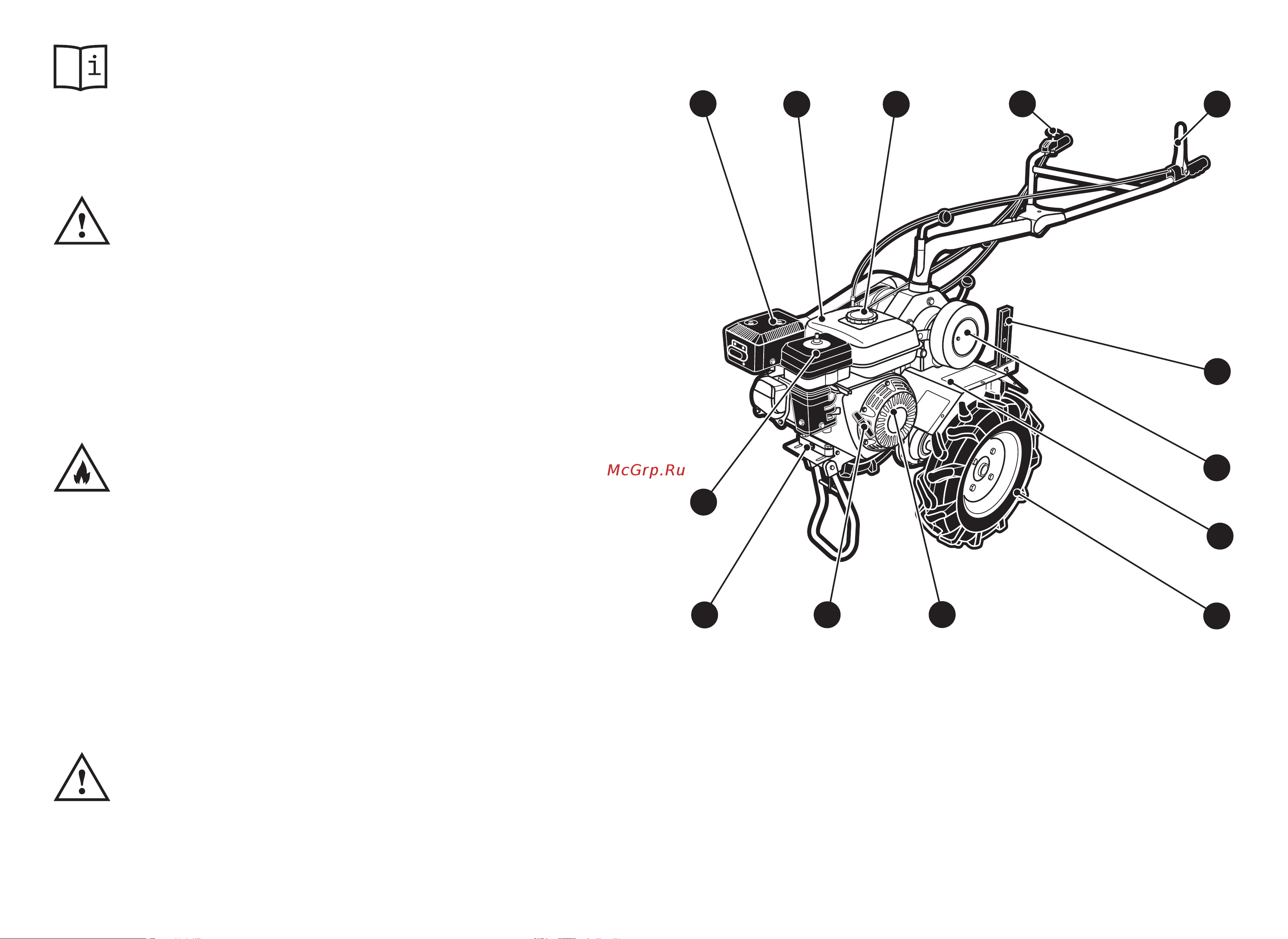 Кратон GM-6.5-1050 [15/24] Устройство мотоблока