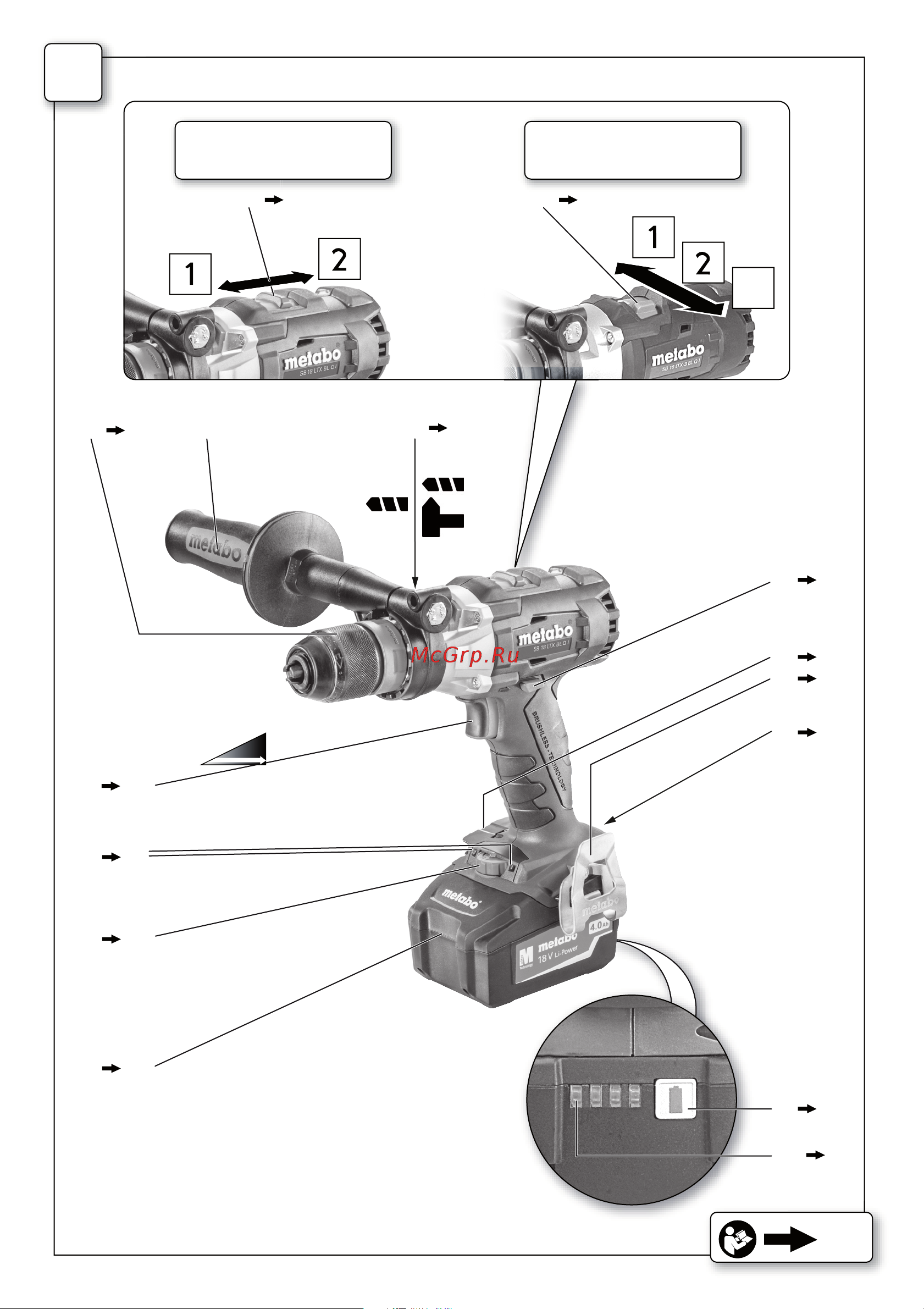 Metabo BS 18 LTX-3 BL Q I (602355660) [2/72] Ltx bl