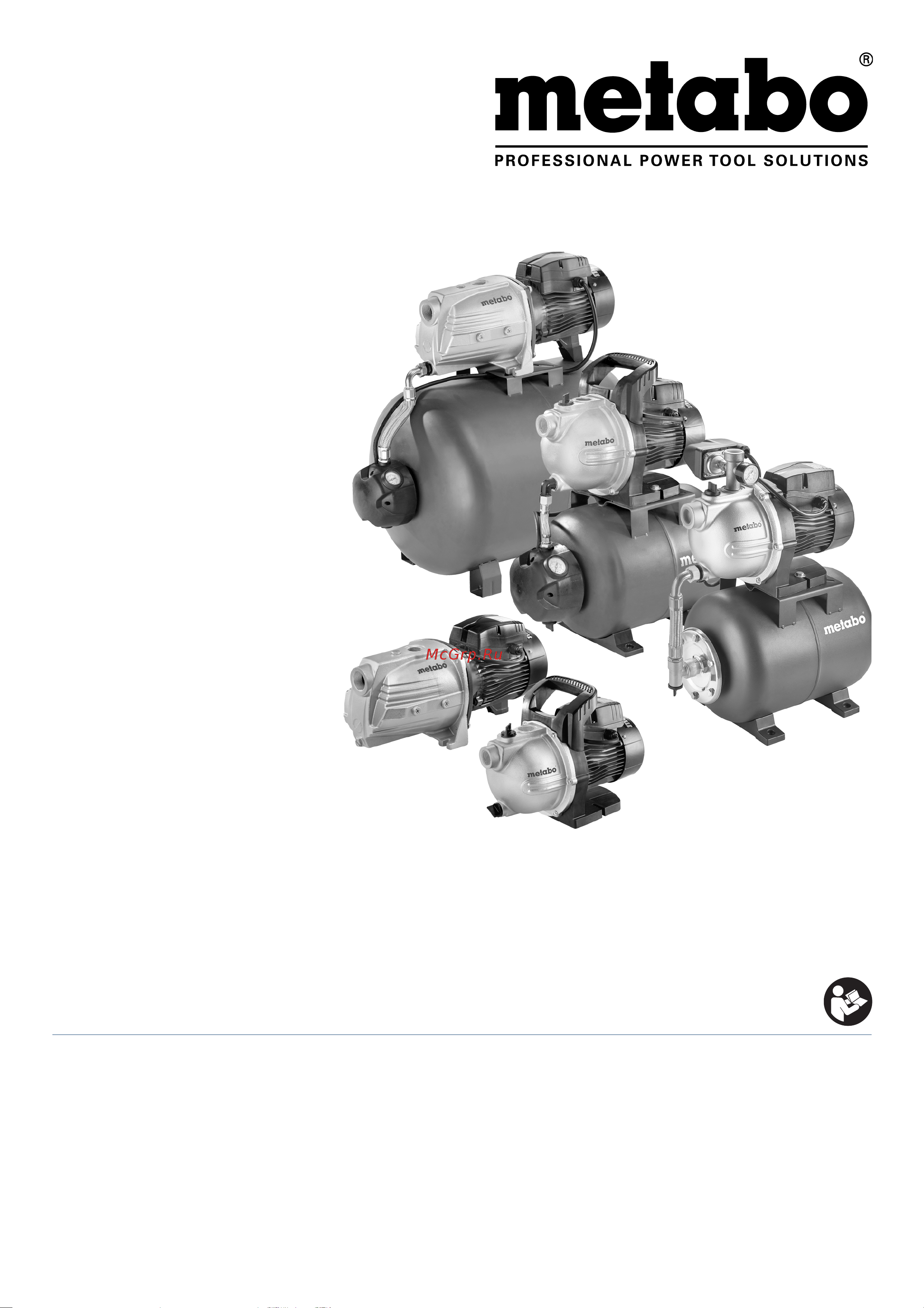 Metabo HWW 9000/100 G (600977000) Инструкция по эксплуатации онлайн
