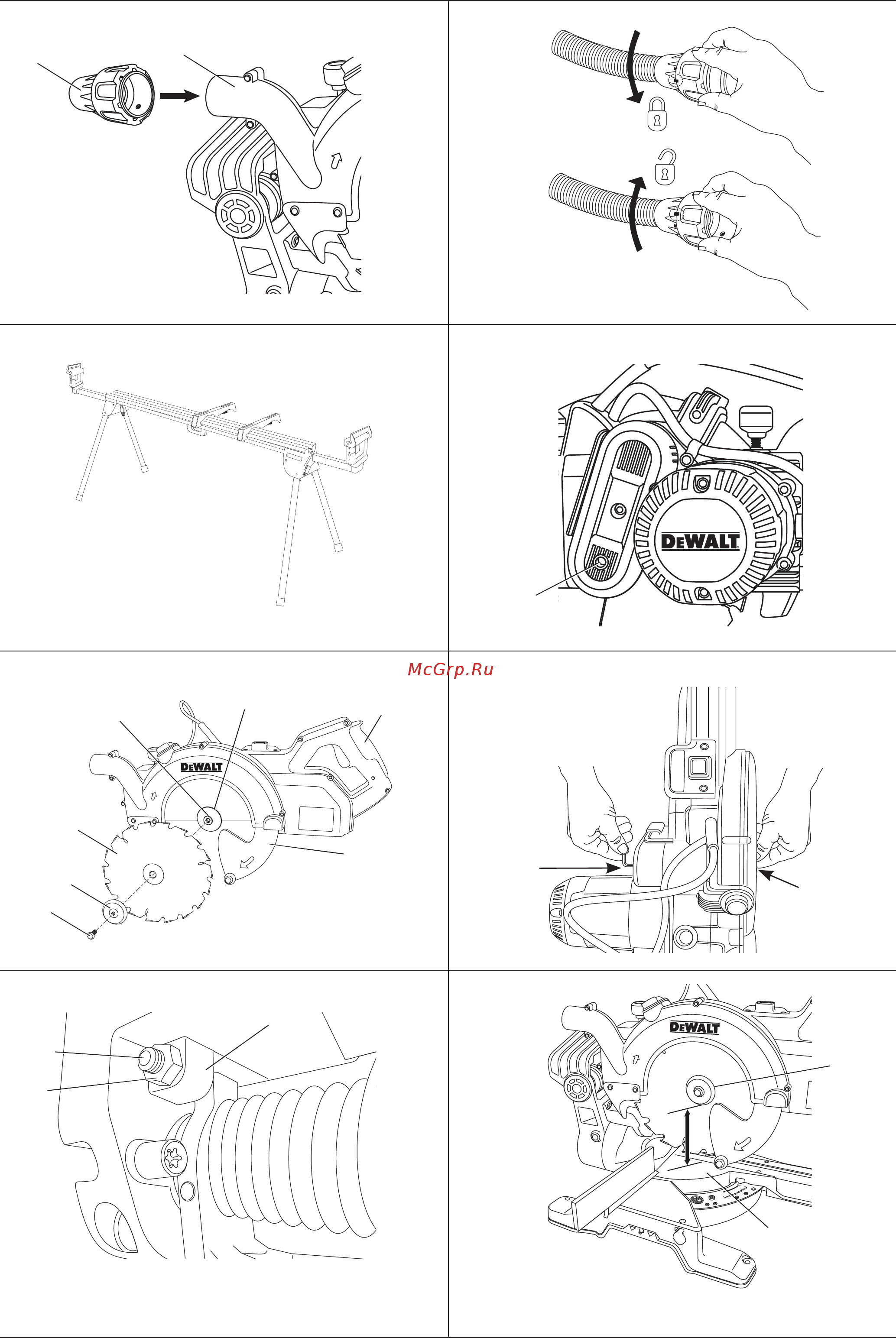Dewalt DWS778 Инструкция по эксплуатации онлайн [3/24] 503245