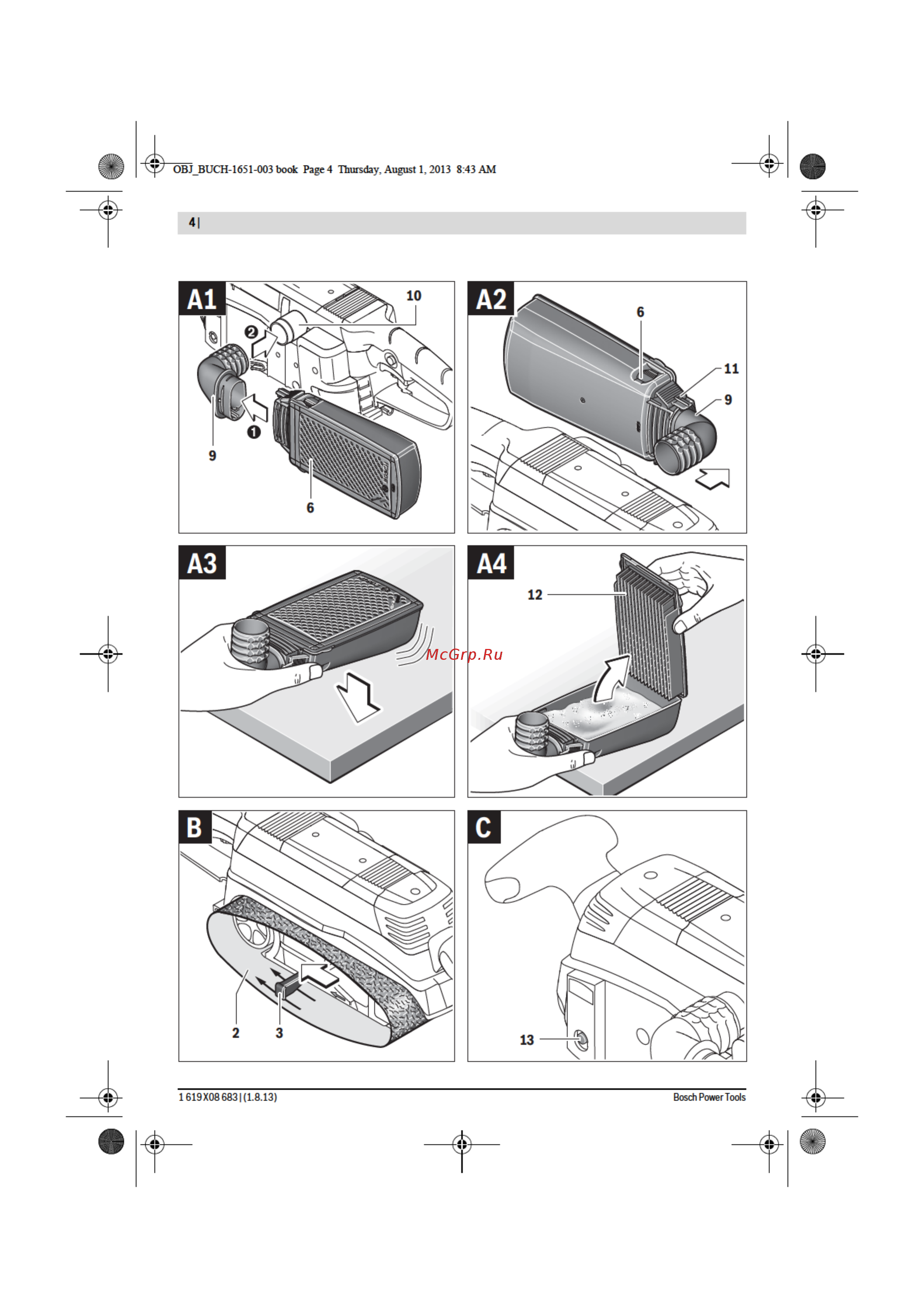 Bosch PBS 75 A (06032A1020) Инструкция по эксплуатации онлайн [4/17] 503286