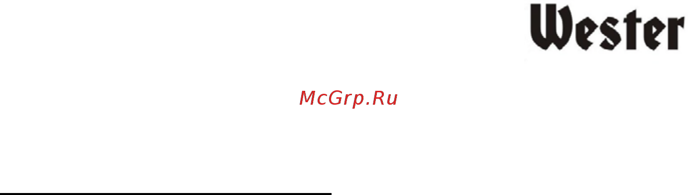 Wester PL04 Инструкция по эксплуатации онлайн [7/10] 503448