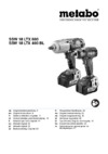 Metabo SSW 18 LTX 600 (602198660) Инструкция по эксплуатации