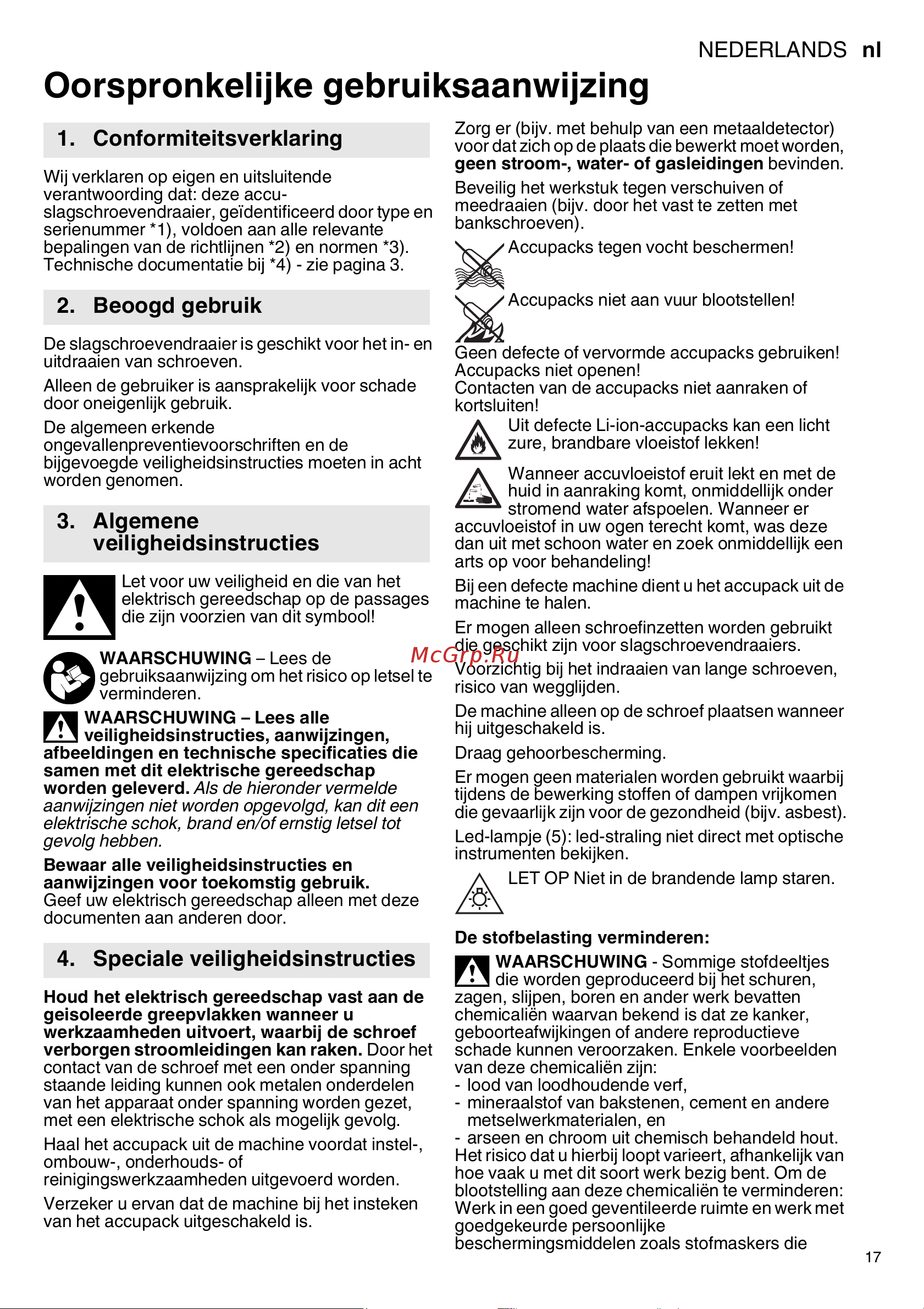 Metabo PowerMaxx SSD 12 BL (601115840) [17/68] Oorspronkelijke gebruiksaanwijzing
